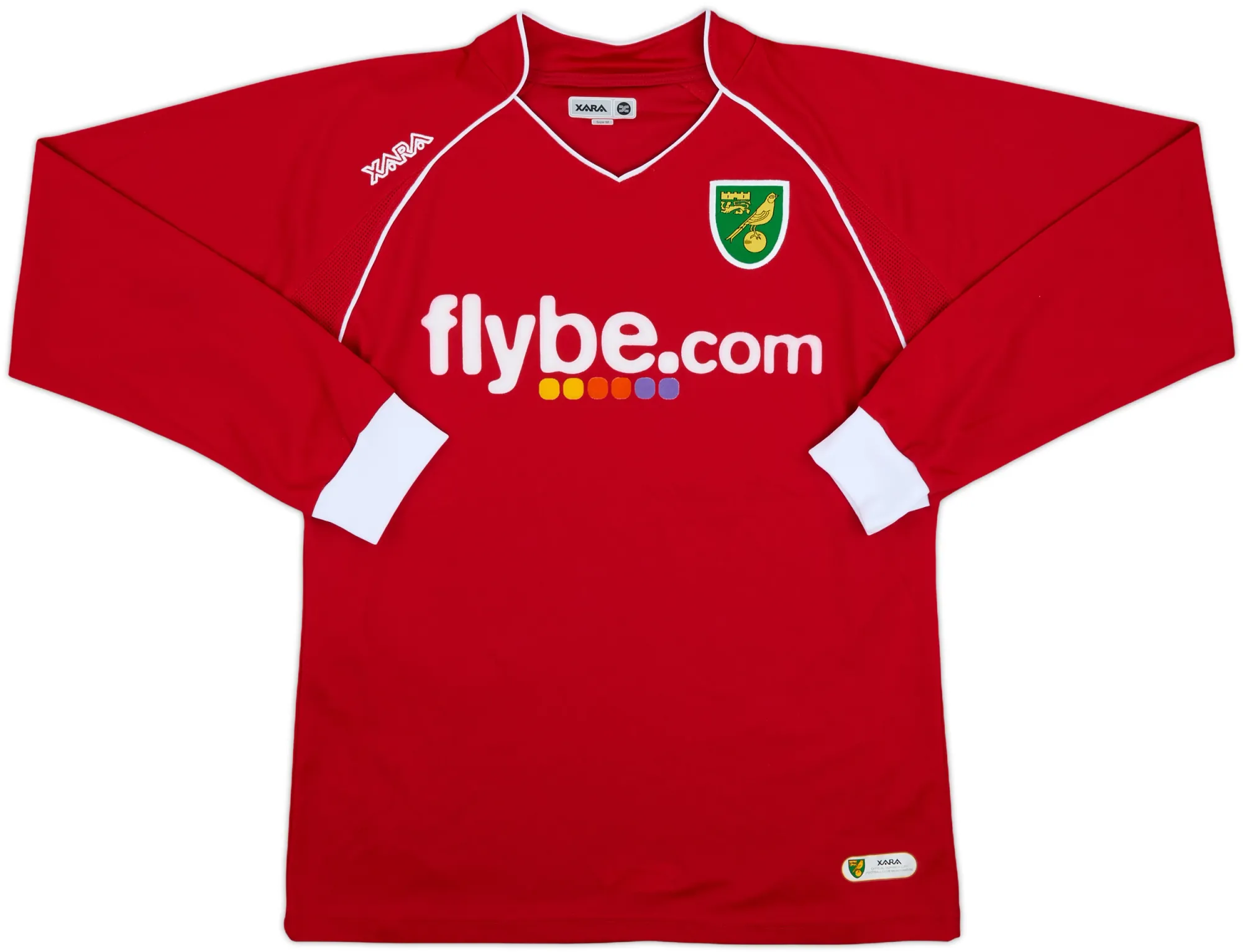 Away Norwich City Mens LS Away Shirt 2007/08