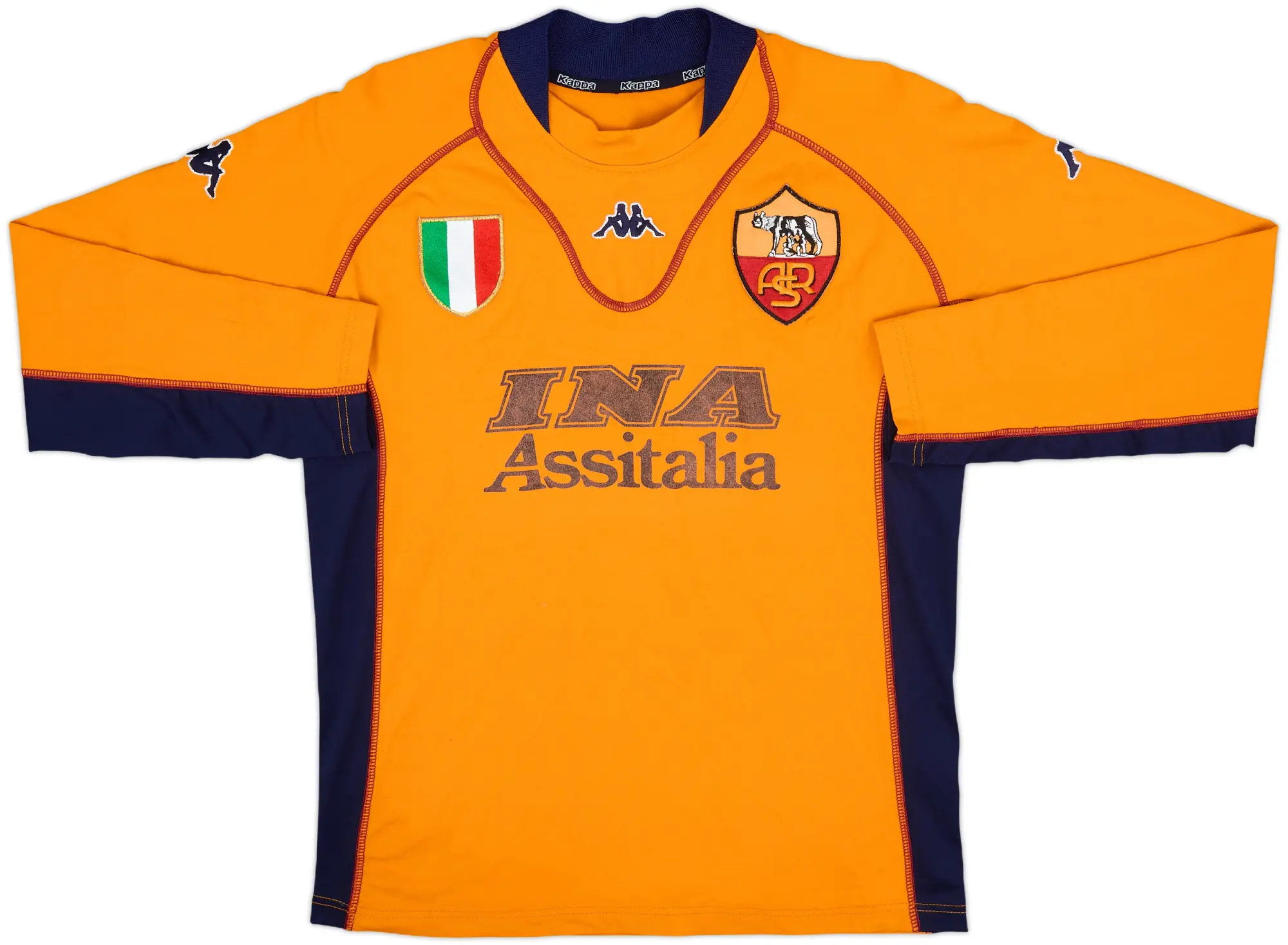 2001-02 Roma Fourth L/S Shirt - 4/10 - (M)