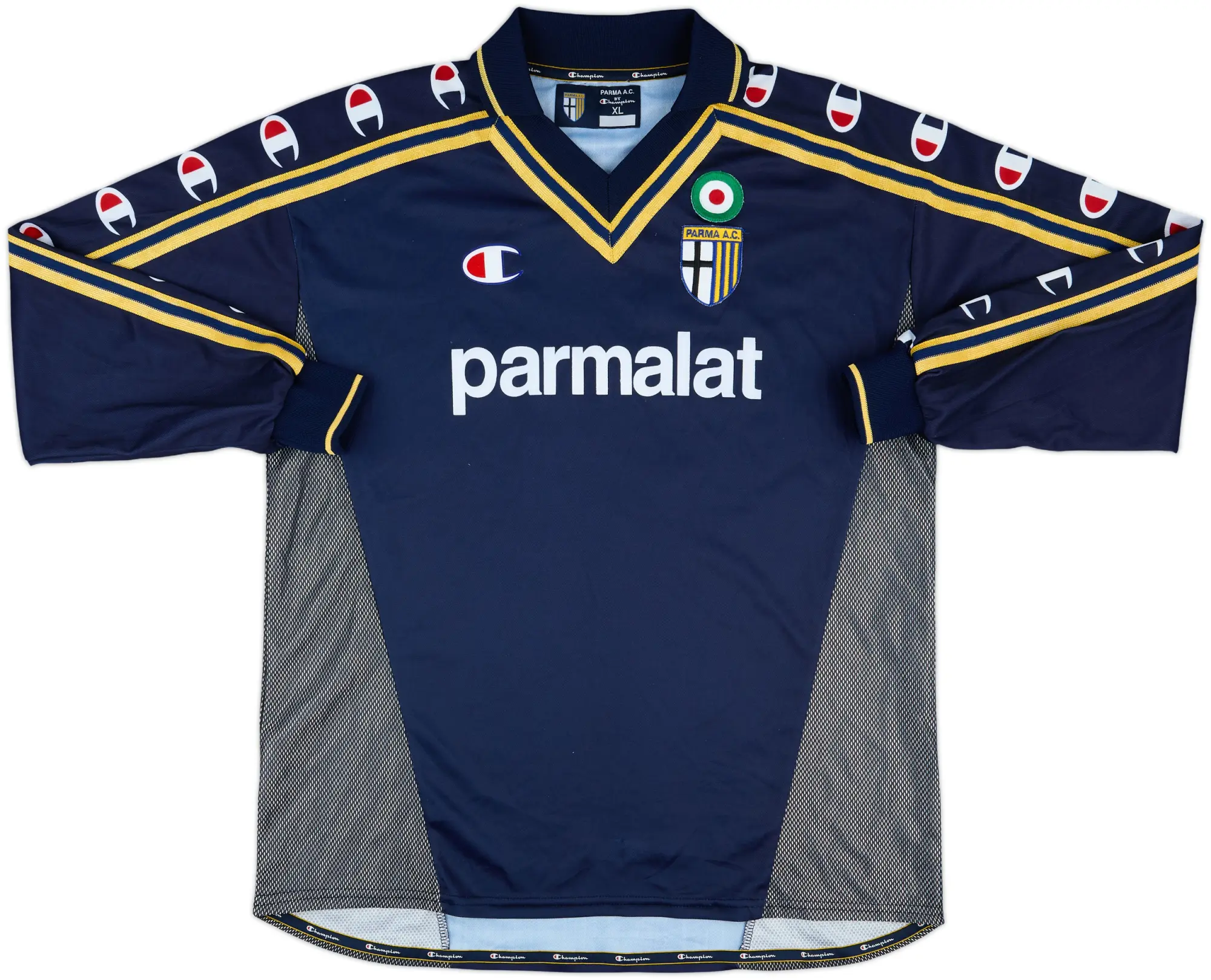 2001-03 Parma Match Issue Third L/S Shirt #8