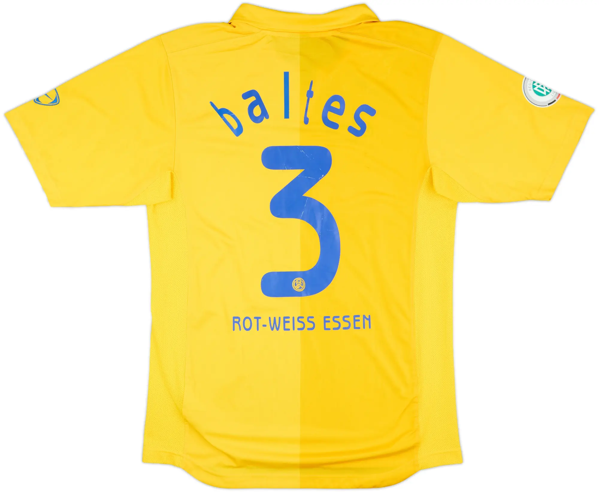 2007-08 Rot-Weiss Essen Match Issue Away Shirt Baltes #3