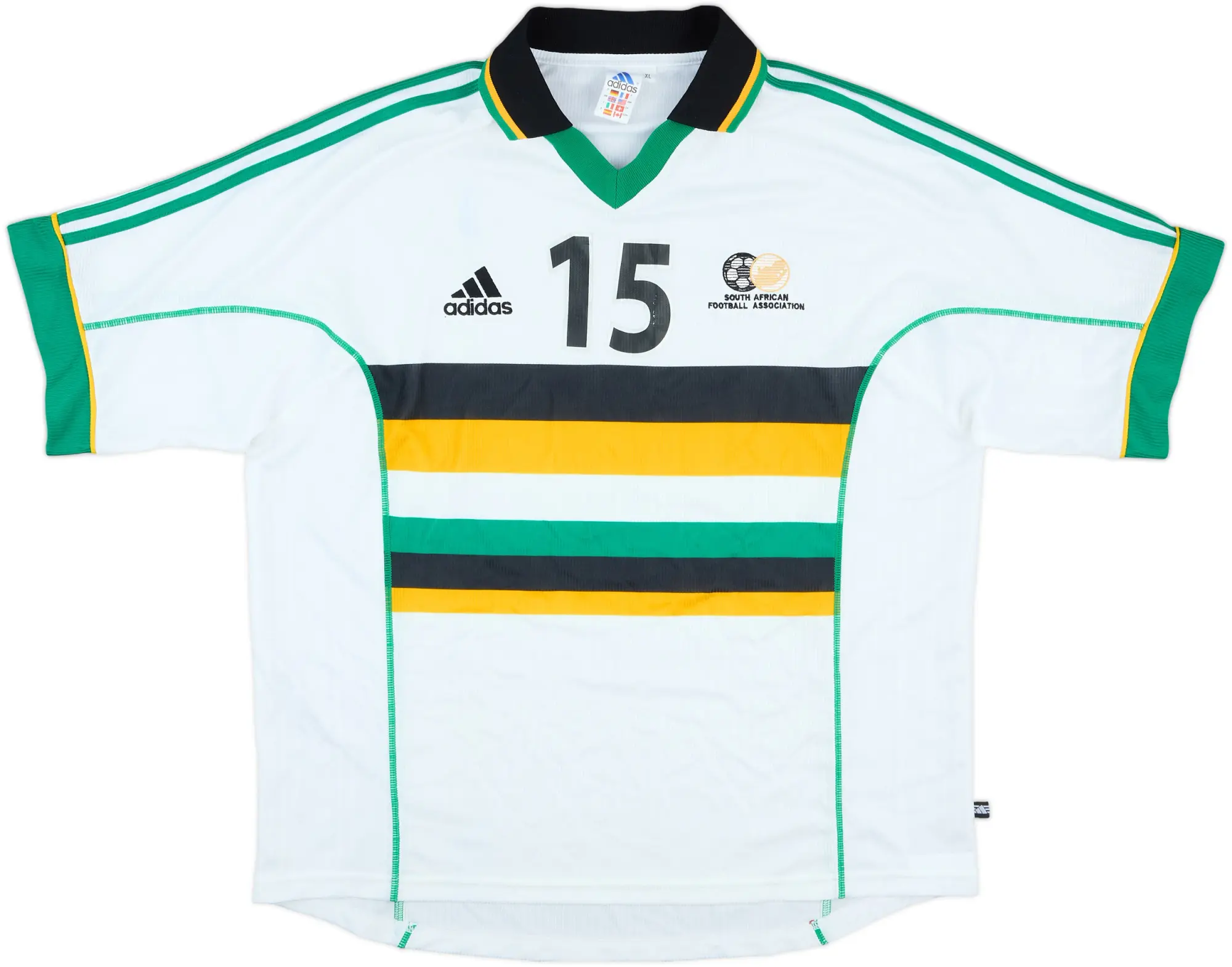 1999-02 South Africa Match Issue Home Shirt #15