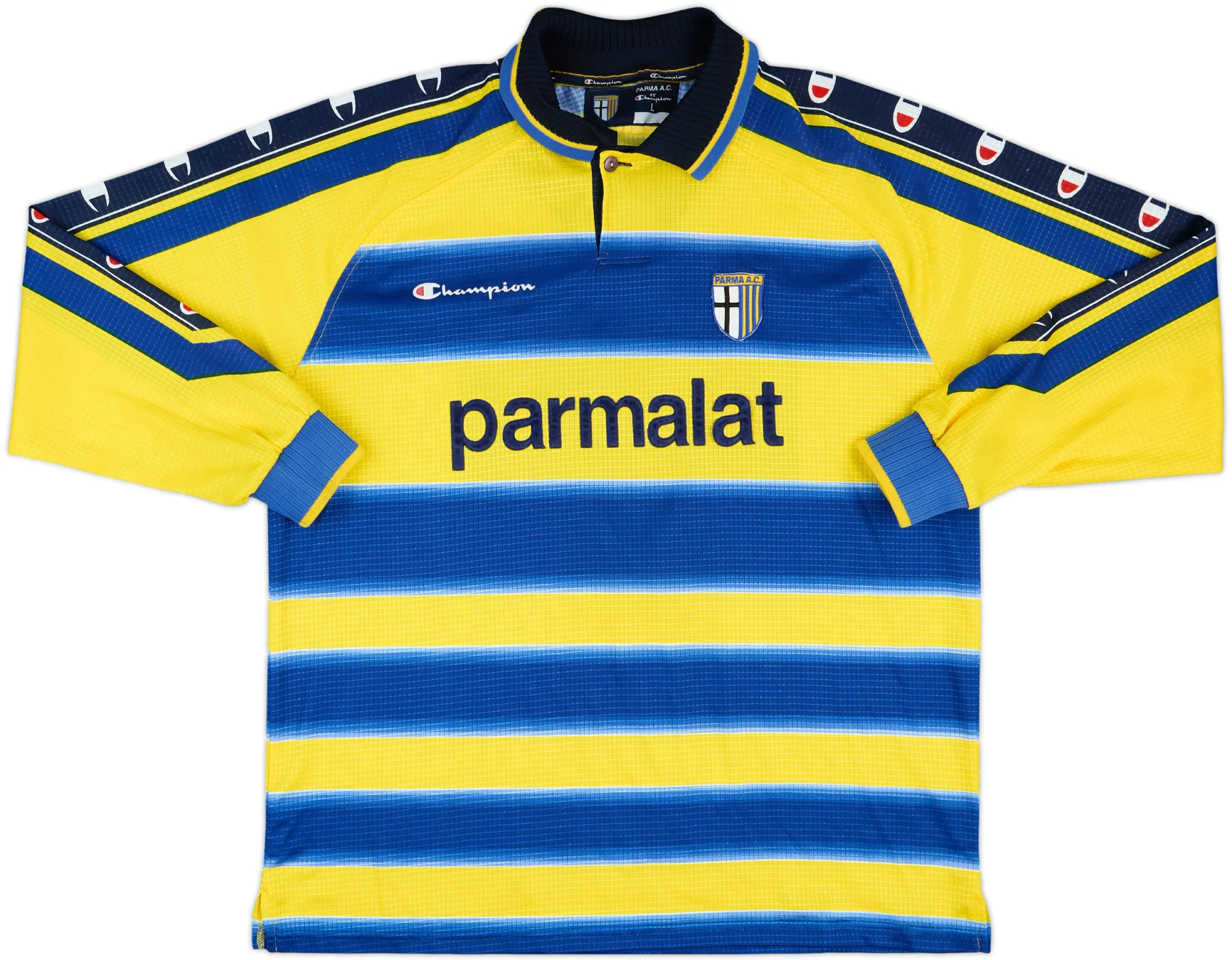 Home Parma Mens LS Player Issue Home Shirt 1999/00