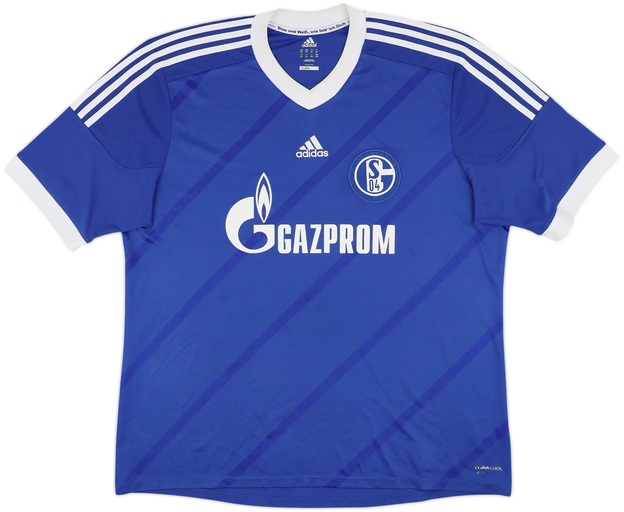 adidas Schalke 04 Mens SS Home Shirt 2012/14