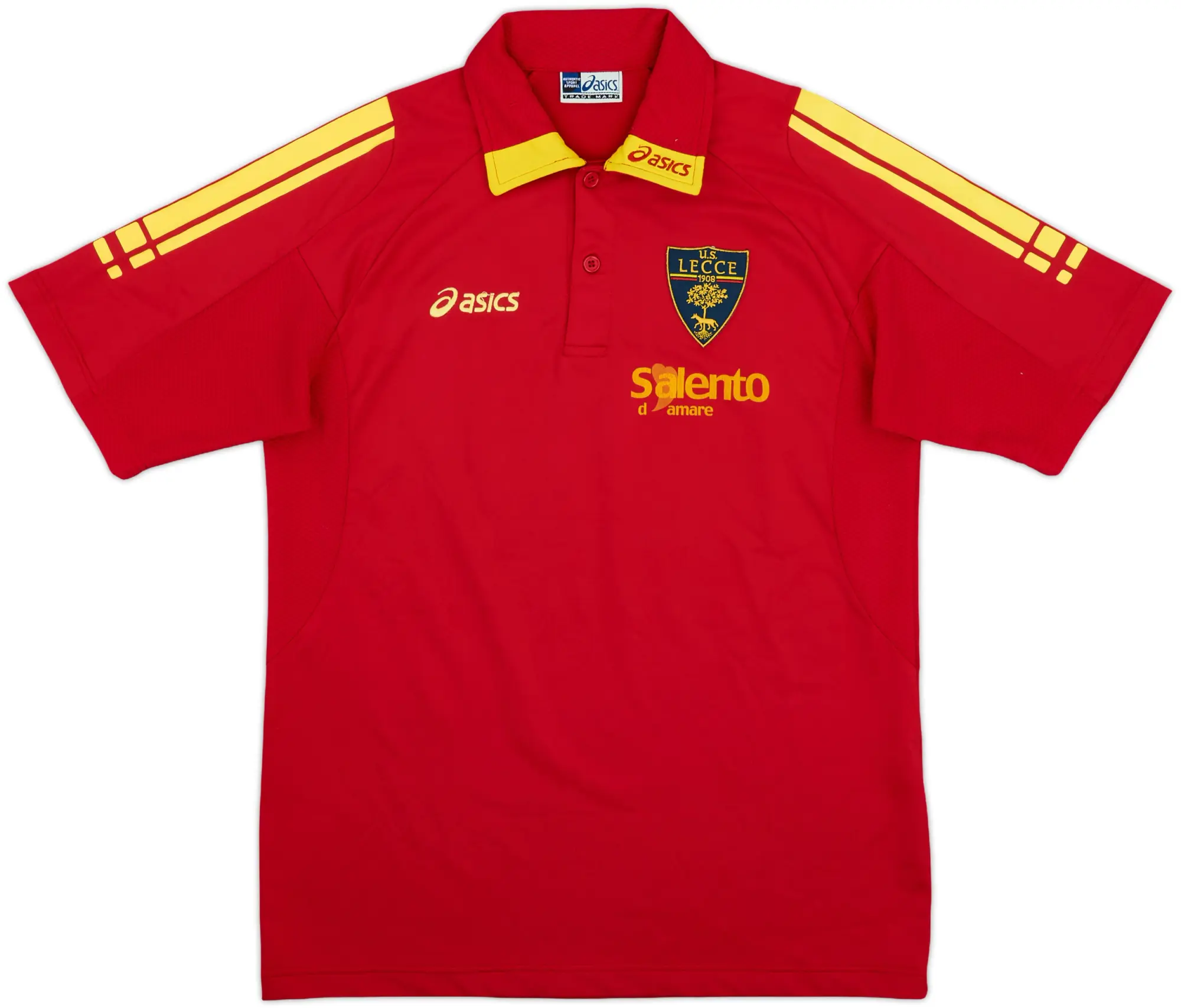 2006-07 Lecce Asics Polo Shirt - 8/10 - (S)