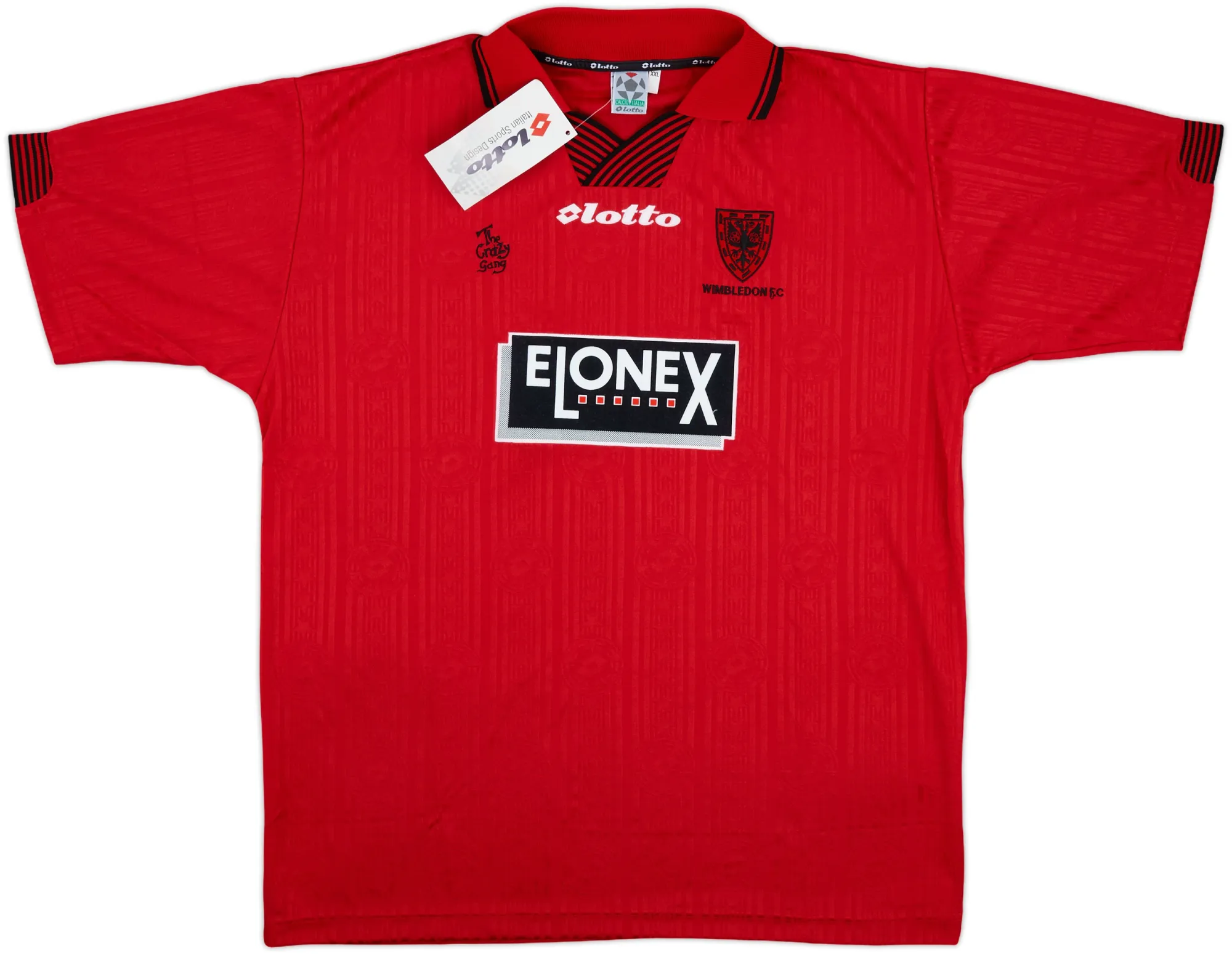 Lotto AFC Wimbledon Mens SS Away Shirt 1997/99
