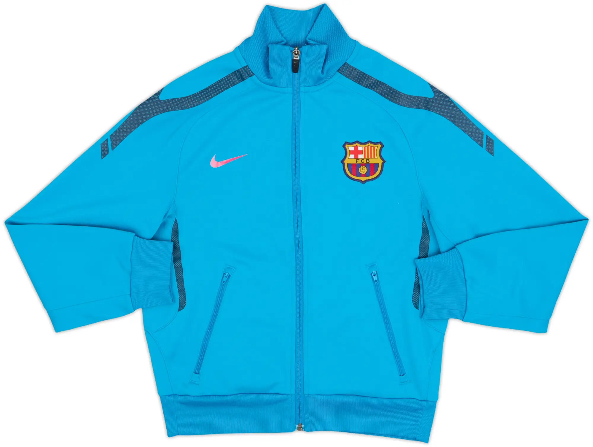 2010-11 Barcelona Nike Track Jacket - 9/10 - (M.Boys)