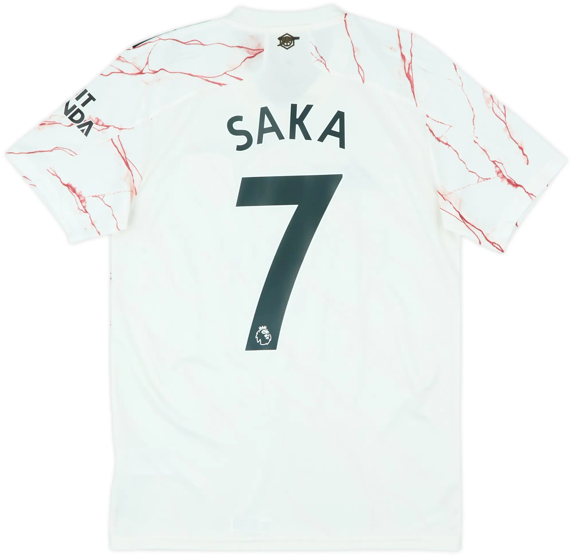 2020-21 Arsenal Away Shirt Saka #7 - 10/10 - (S)