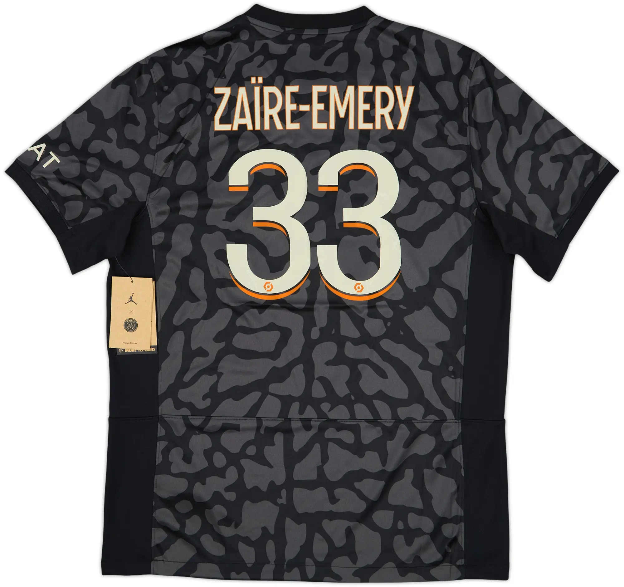 2023-24 Paris Saint-Germain Third Shirt Zaire-Emery #33 (L)