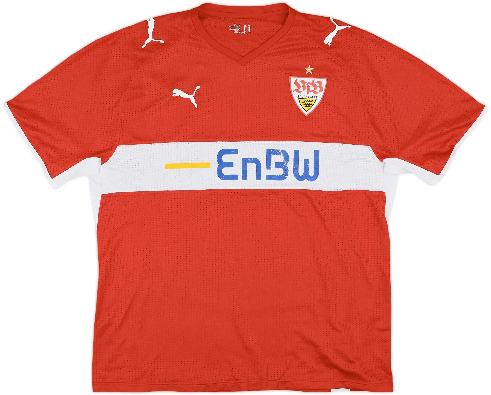 Puma Stuttgart Mens SS Away Shirt 2008/10