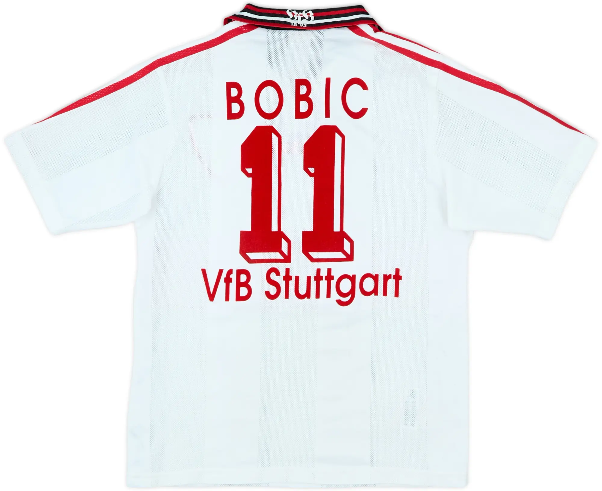 1997-98 Stuttgart Home Shirt Bobic #11 - 8/10 - (Y)