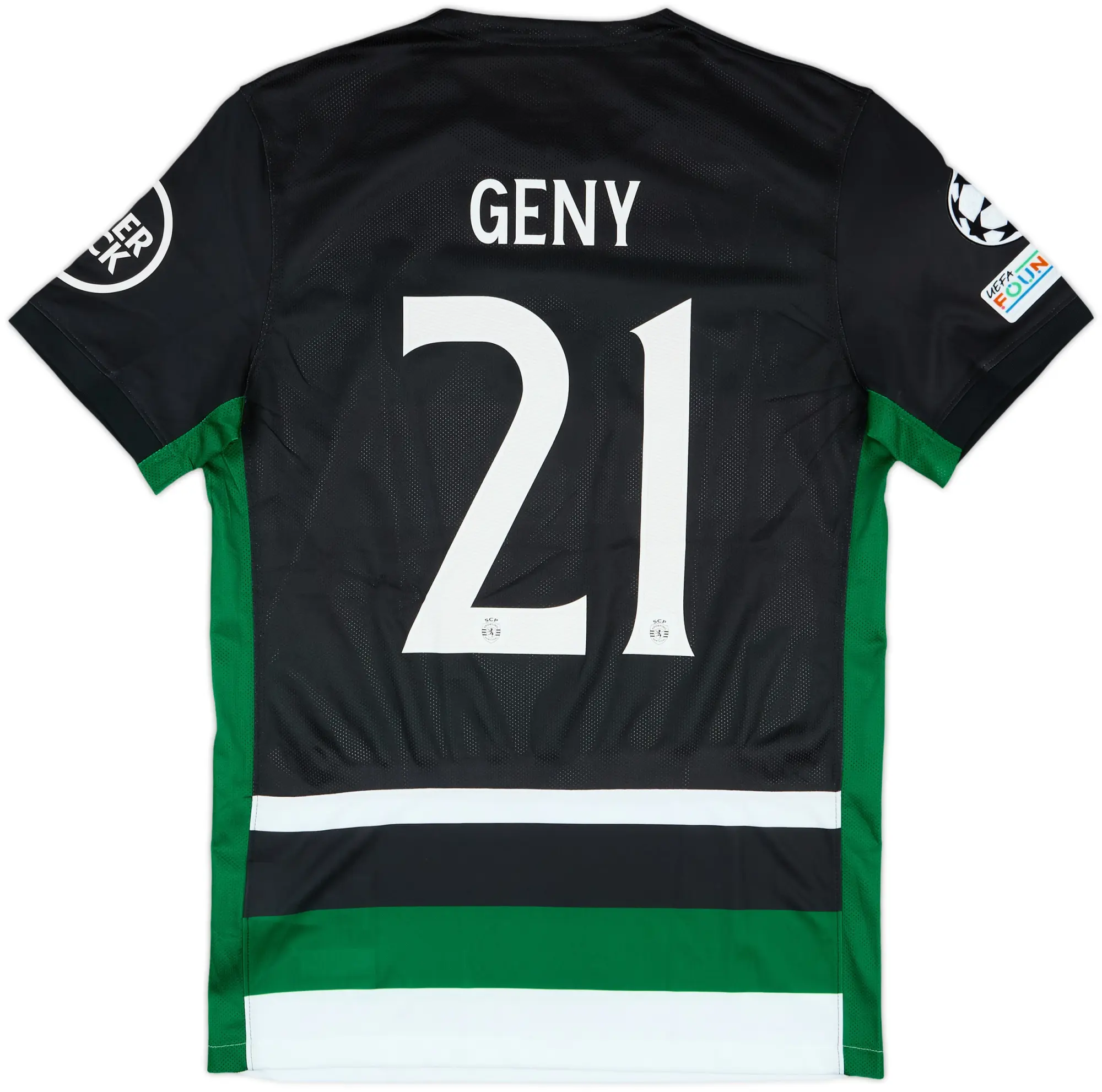 Nike Sporting Lisbon Mens SS Player Issue Home Champions League Shirt 2024/25