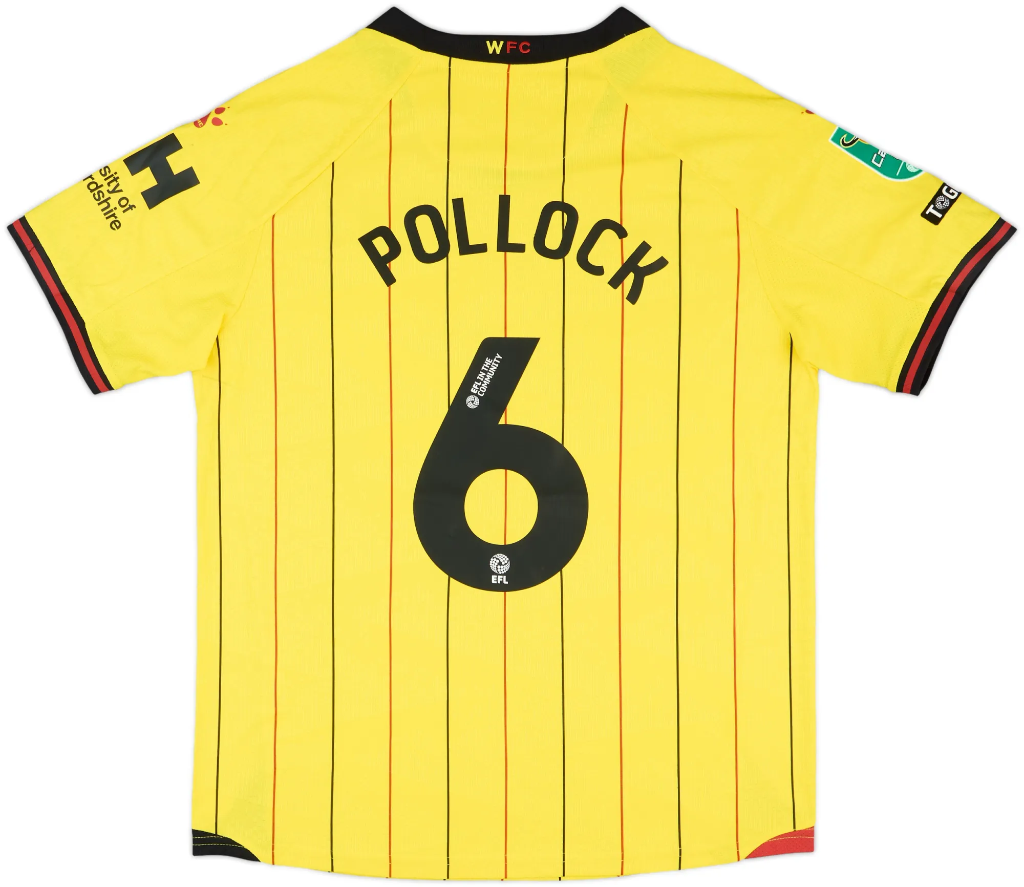 Kelme Watford Mens SS Player Issue Home Shirt 2024/25