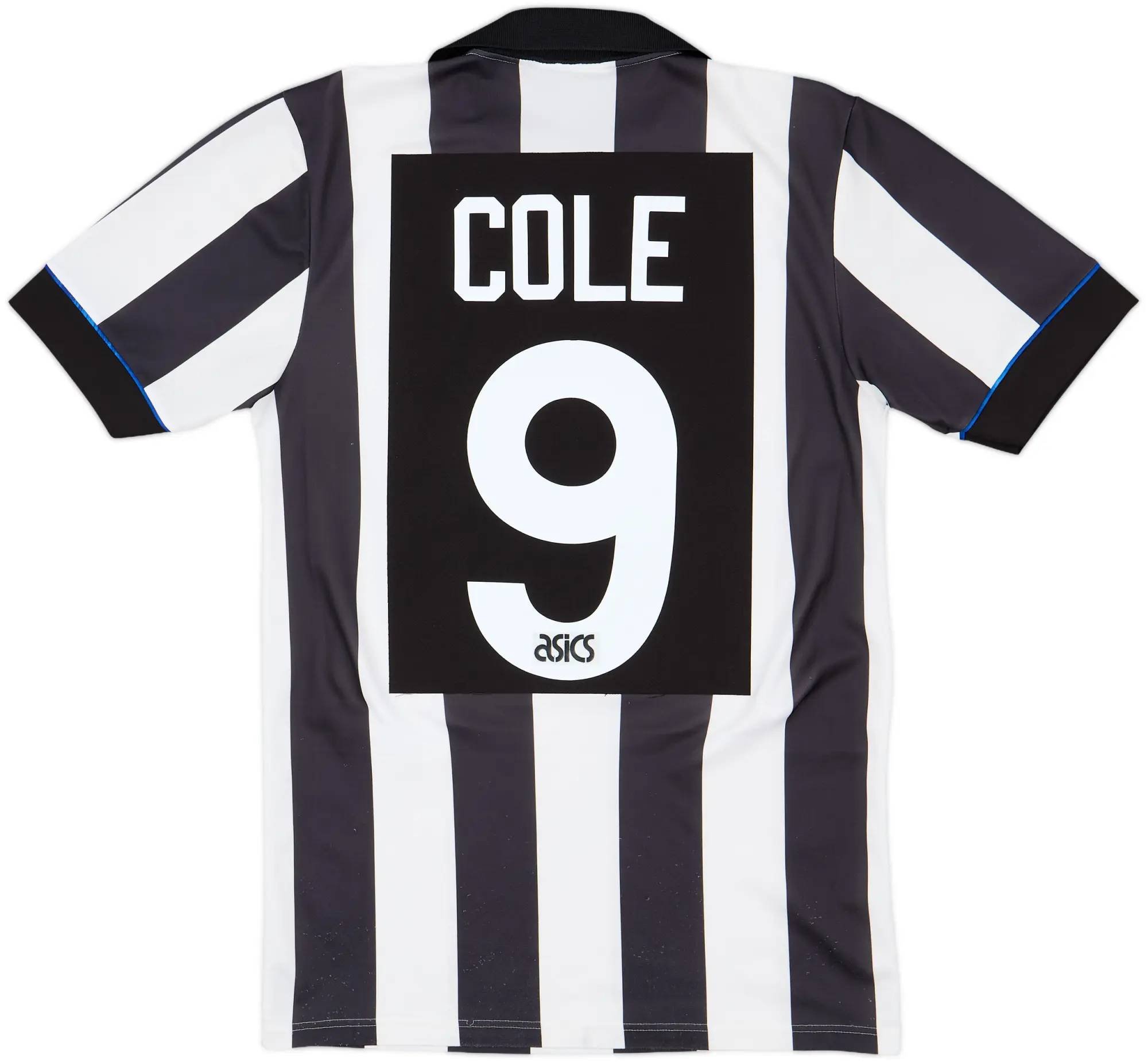 1993-95 Newcastle Home Shirt Cole #9 - 8/10 - (S)