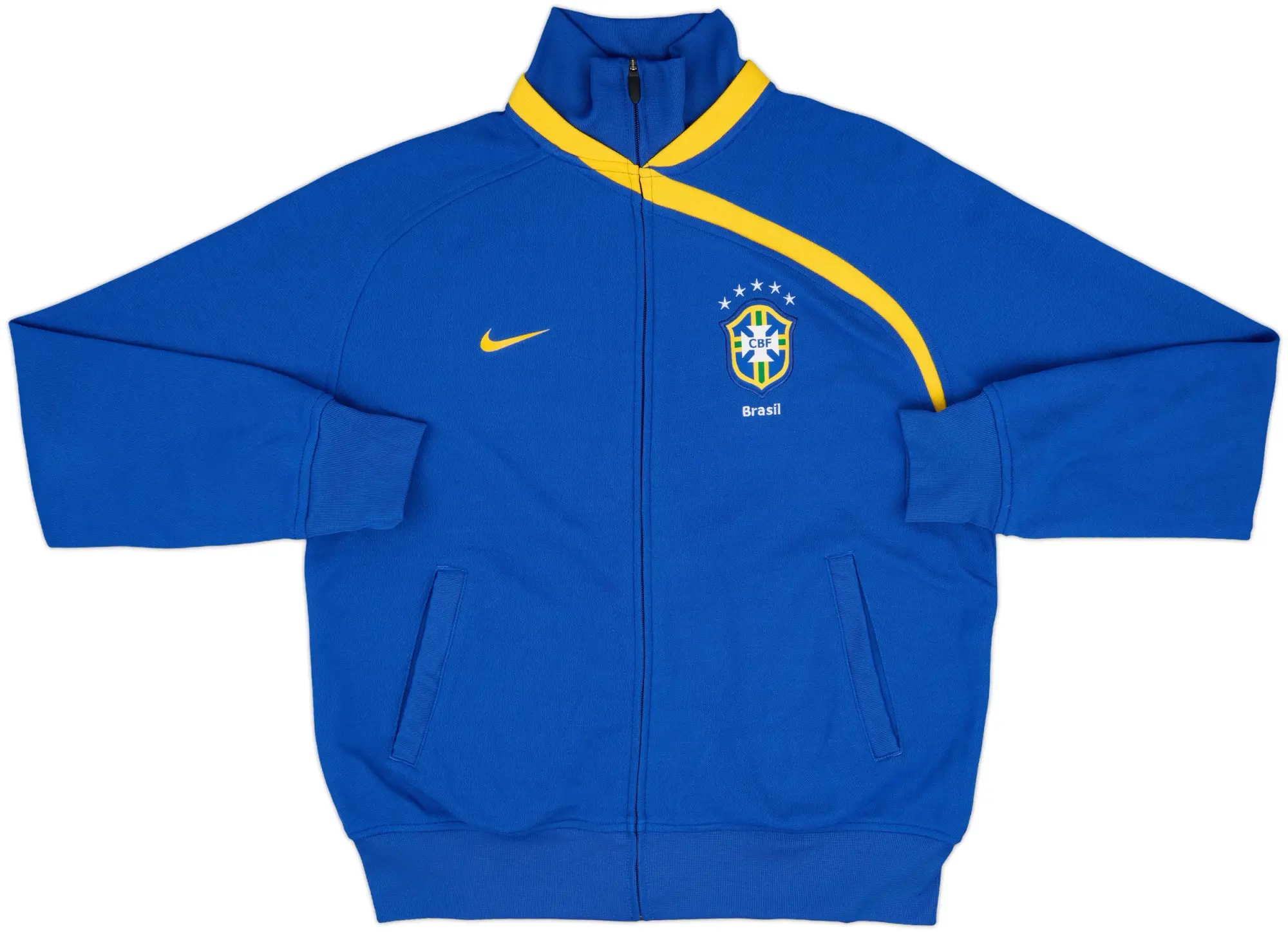 2008-09 Brazil Nike Track Jacket - 8/10 - (L)