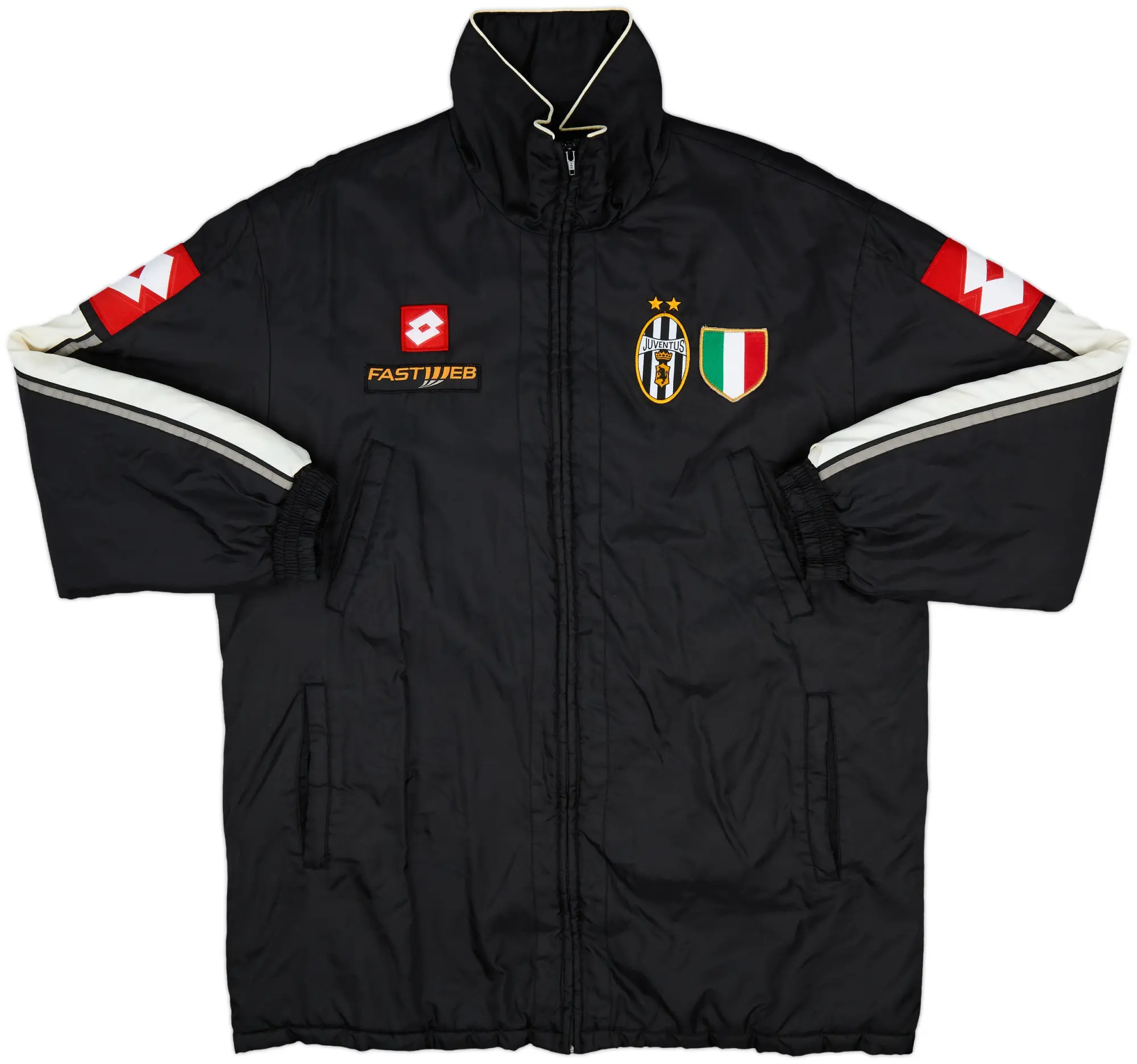 2002-03 Juventus Lotto Padded Bench Coat - 8/10 - (L)