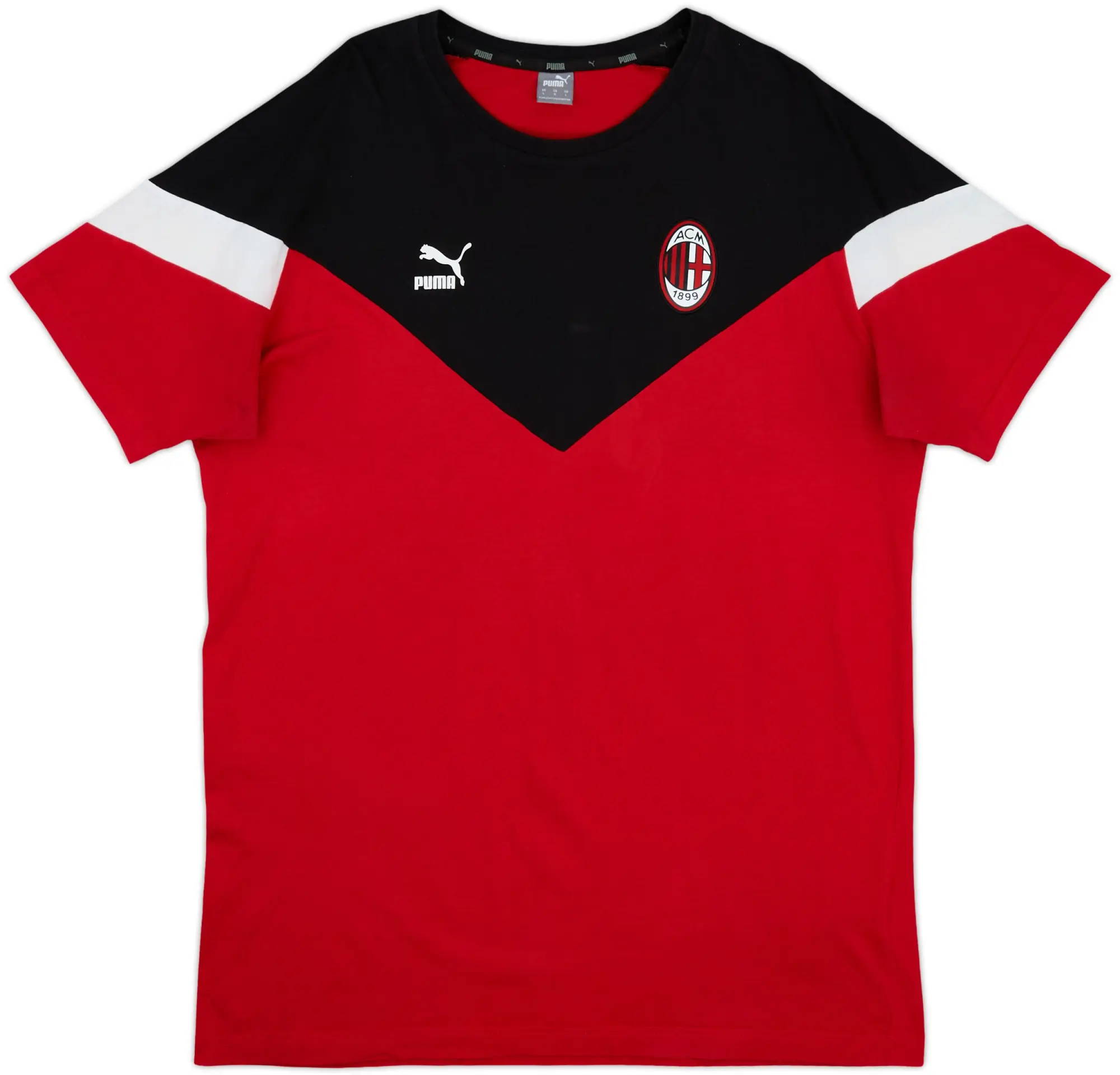 2019-20 AC Milan Puma Iconic Tee - 9/10 - (L)