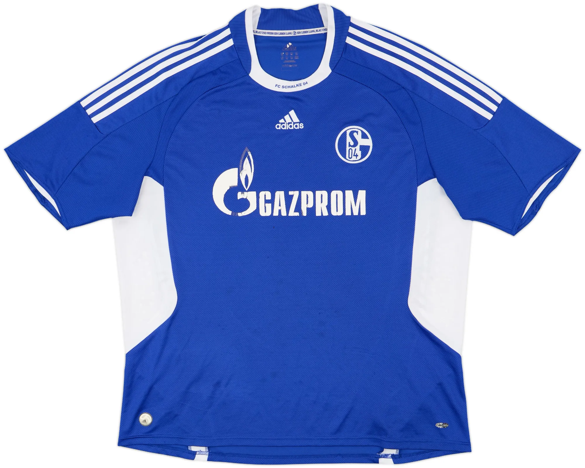 adidas Schalke 04 Mens SS Home Shirt 2008/10