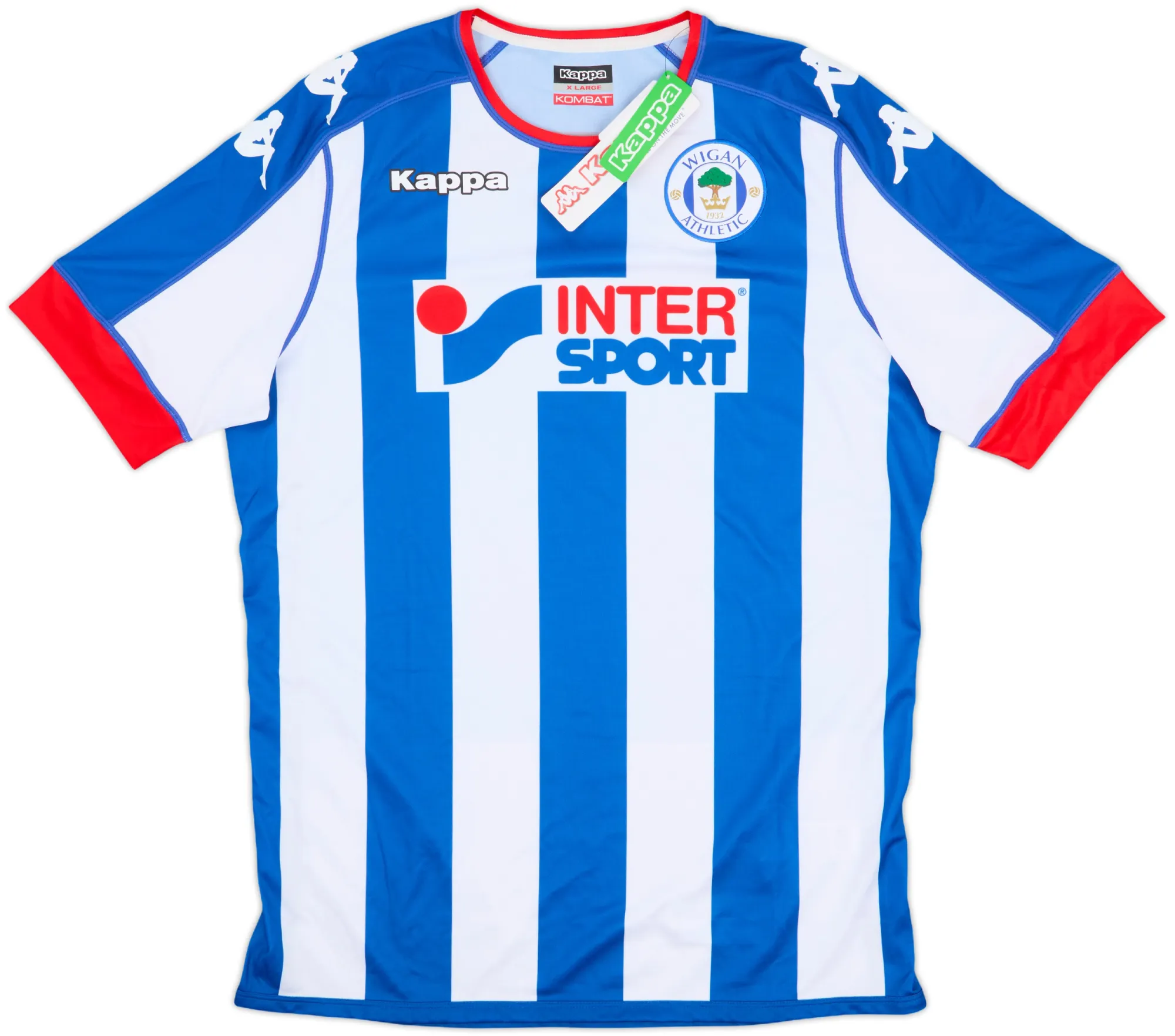 Kappa Wigan Athletic Mens SS Home Shirt 2016/17