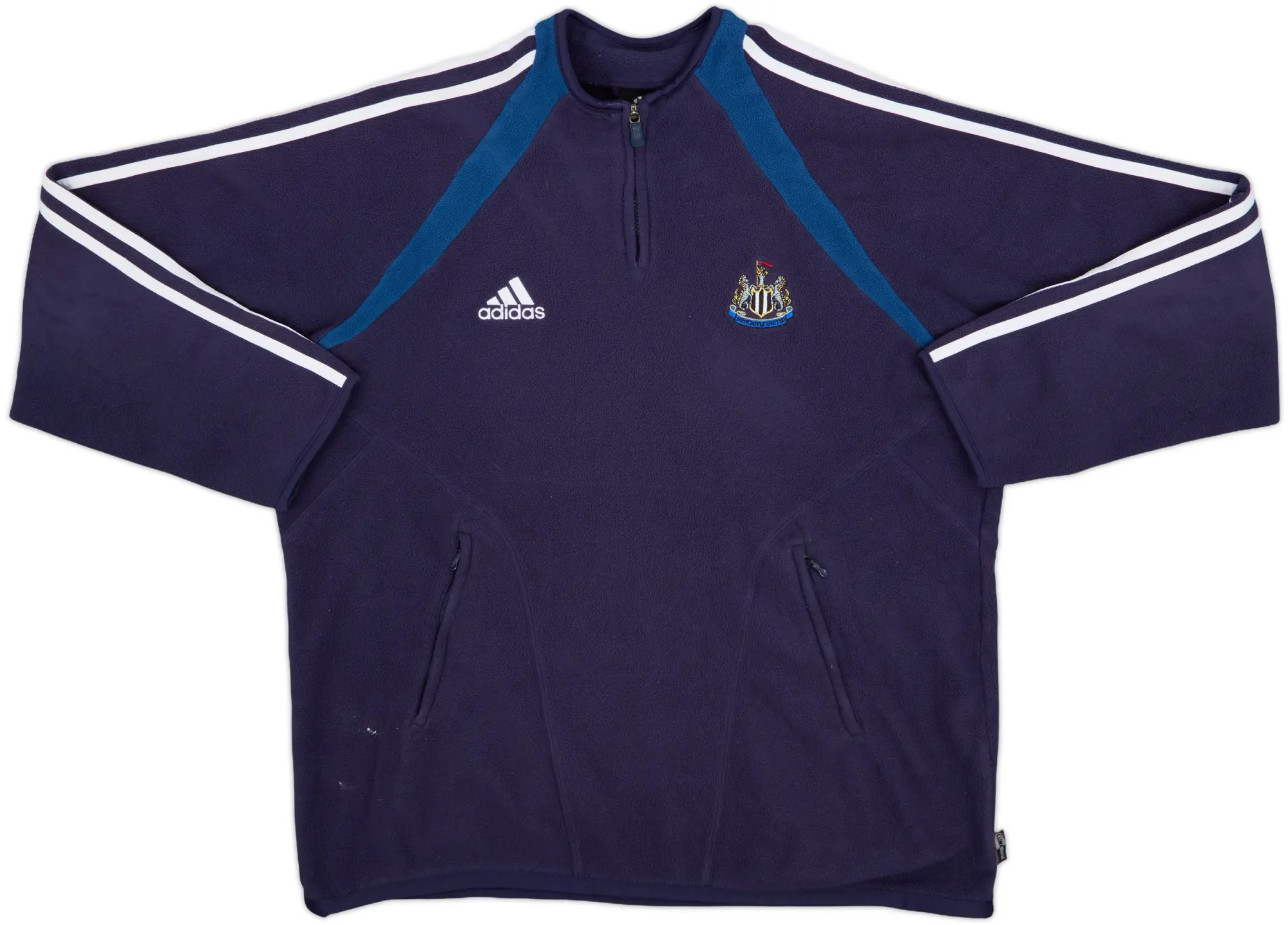 2004-05 Newcastle adidas 1/4 Zip Fleece Top - 8/10 - (XL)