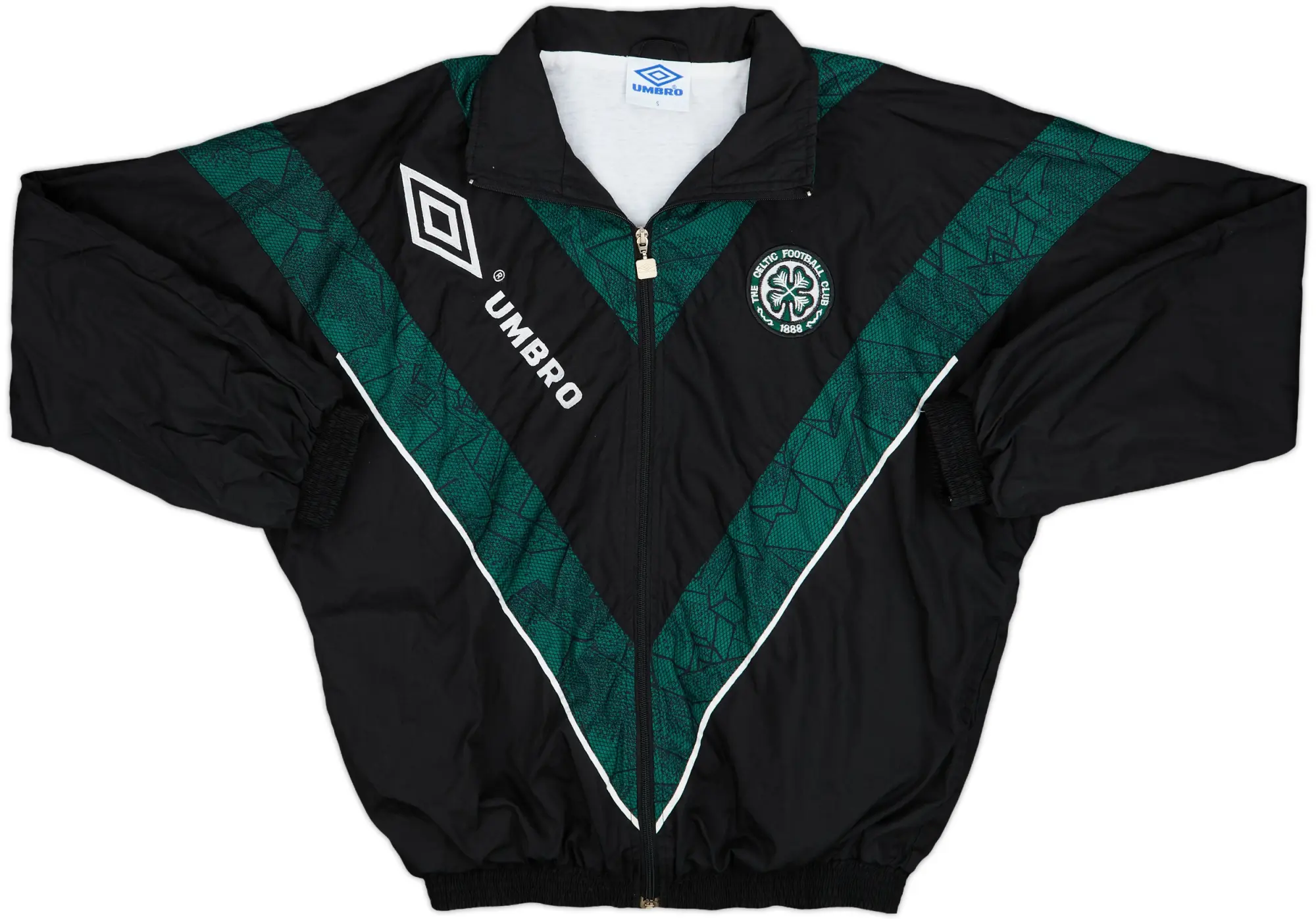 1995-97 Celtic Umbro Track Jacket - 8/10 - (S)