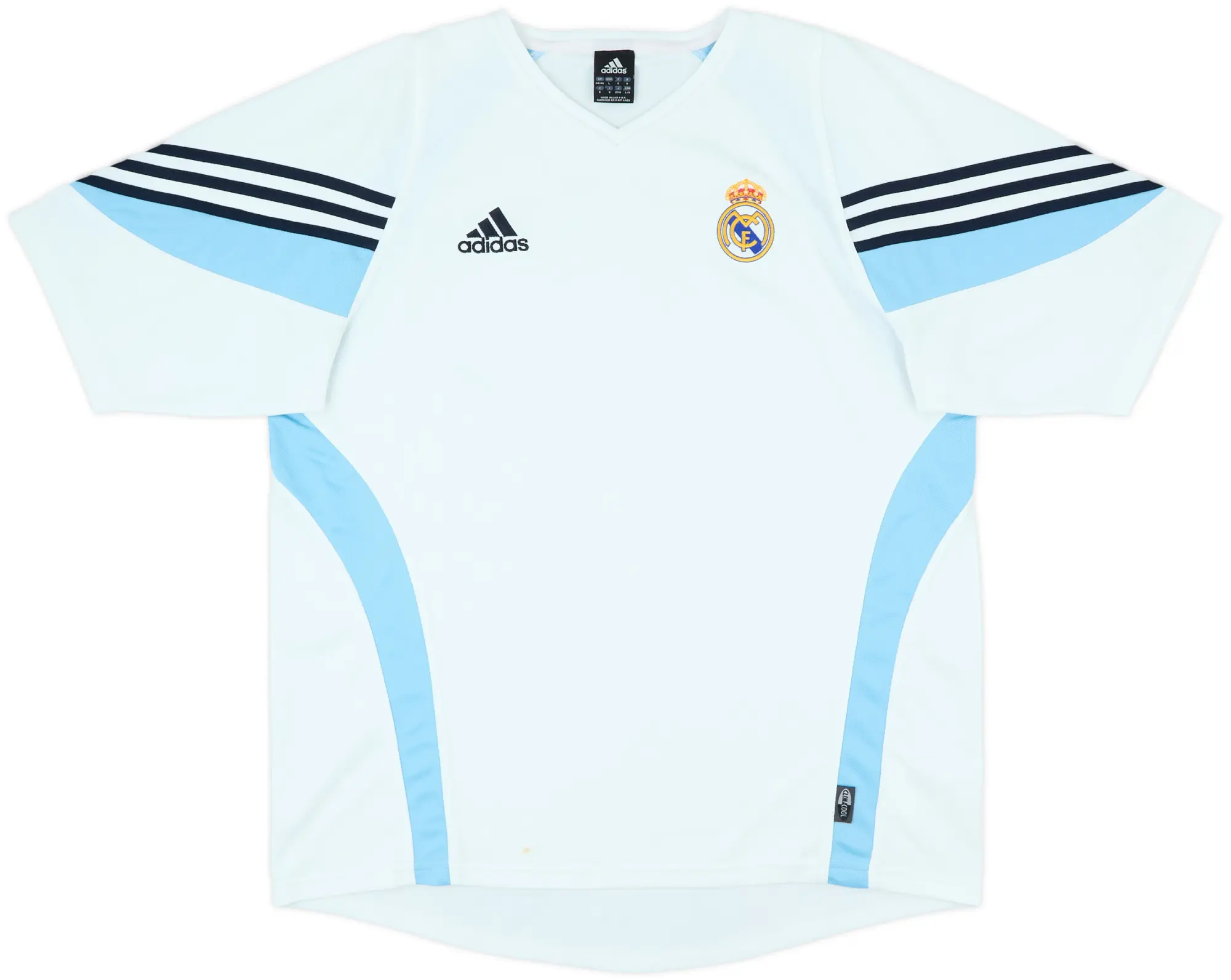 2003-04 Real Madrid adidas Training Shirt - 7/10 - (L/XL)