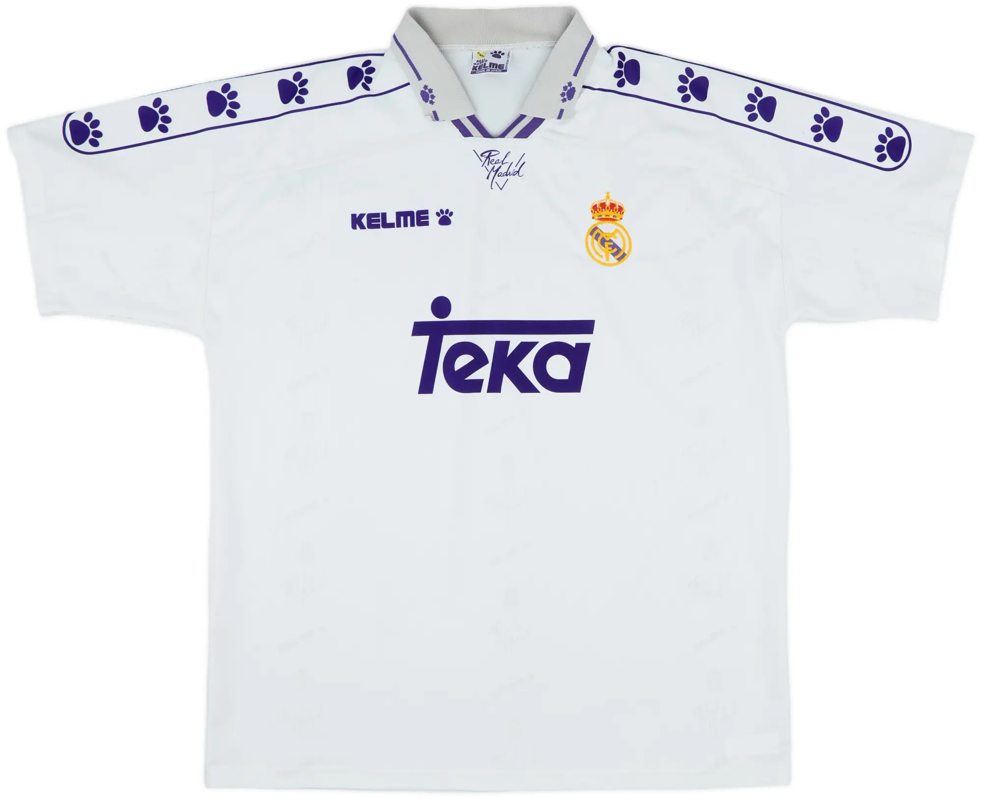 1994-96 Real Madrid Home Shirt - 7/10 - (XL)