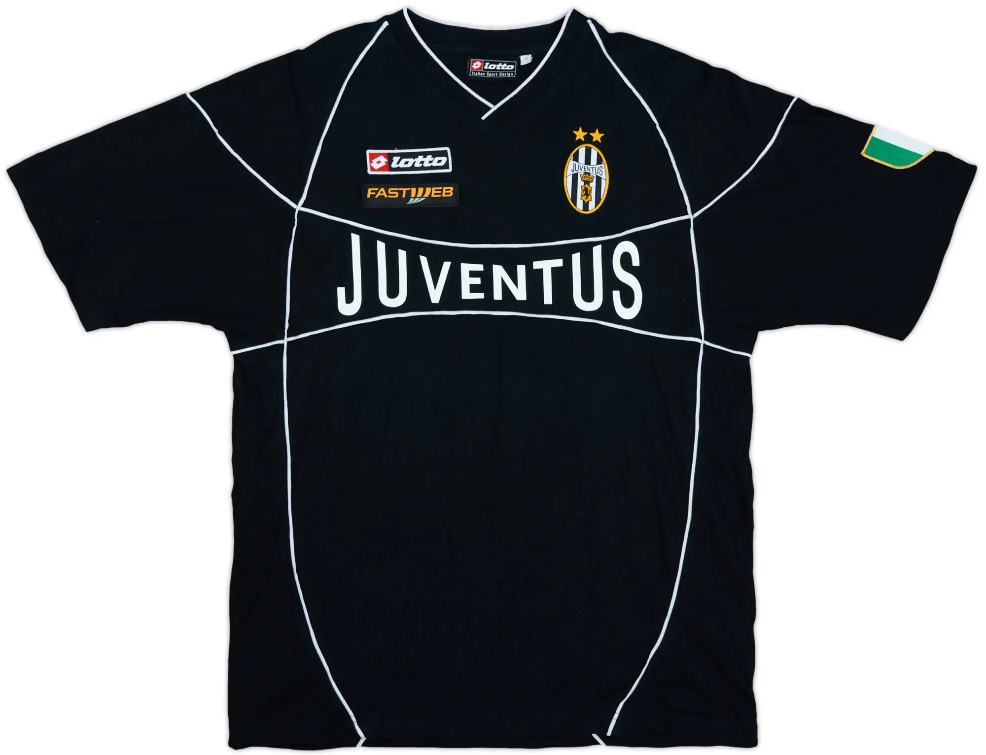 2001-02 Juventus Lotto Cotton Tee - 10/10 - (M)