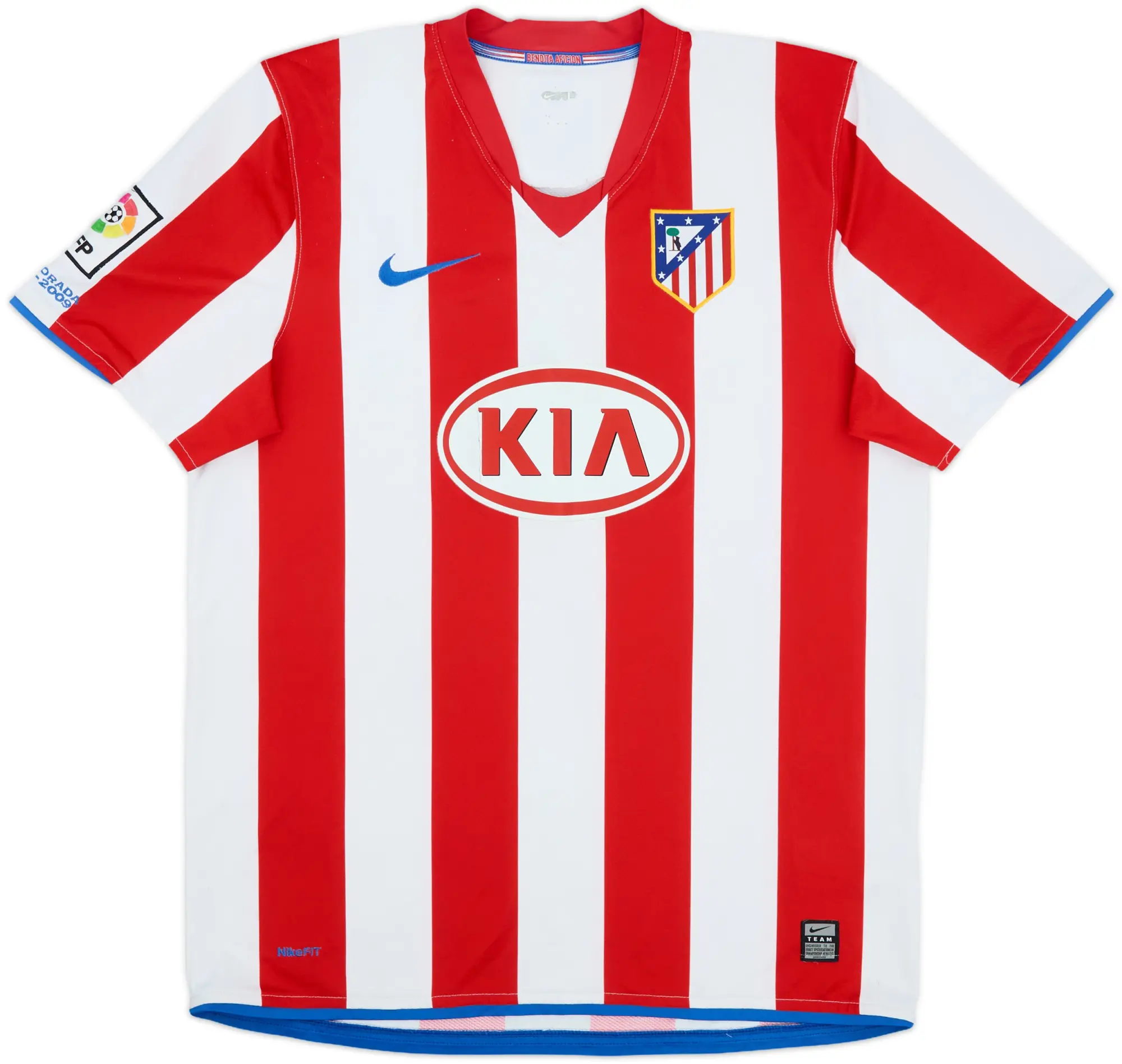2008-09 Atletico Madrid Home Shirt - 5/10 - (L)