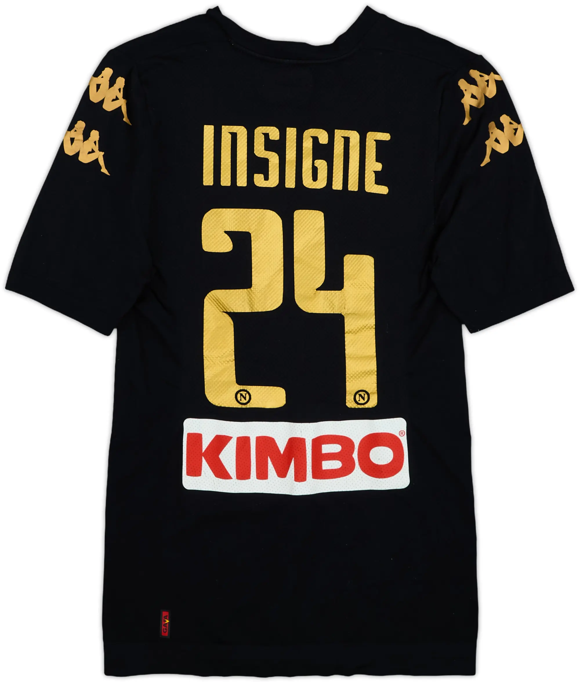 2016-17 Napoli Player Issue Third Shirt Insigne #24 - 7/10 - (XL)