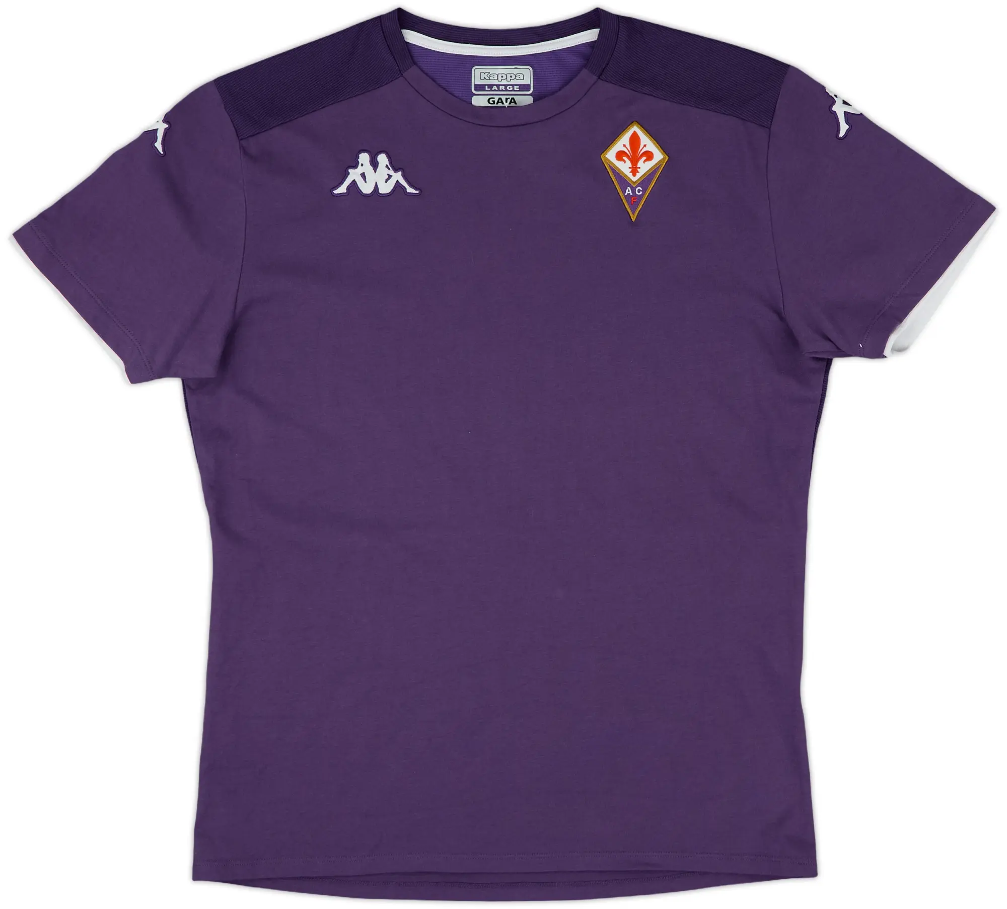2020-21 Fiorentina Kappa Cotton Tee - 9/10 - (L)
