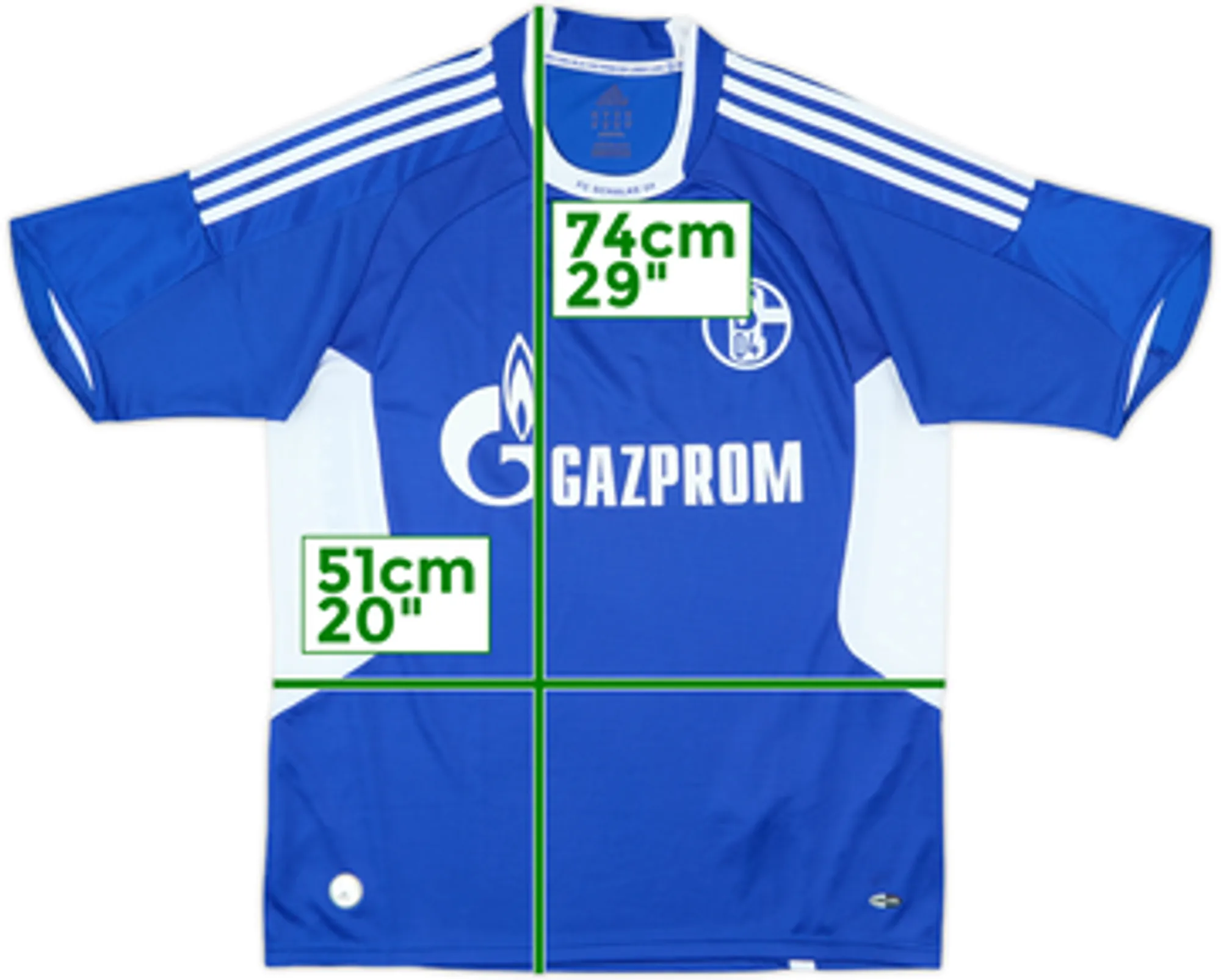 adidas Schalke 04 Mens SS Home Shirt 2008/10