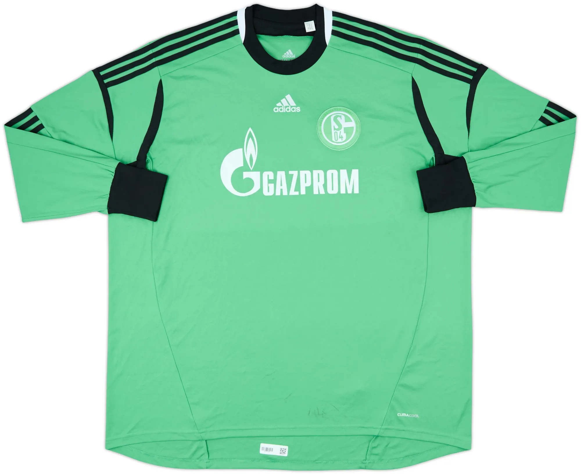 adidas Schalke 04 Mens LS Goalkeeper Home Shirt 2013/15