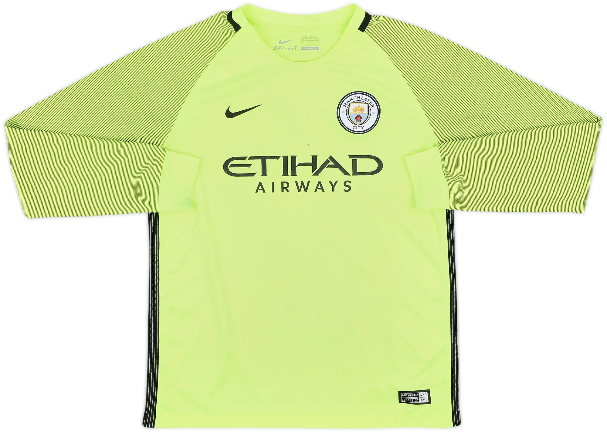 2016-17 Manchester City GK Shirt - 7/10 - (L.Boys)
