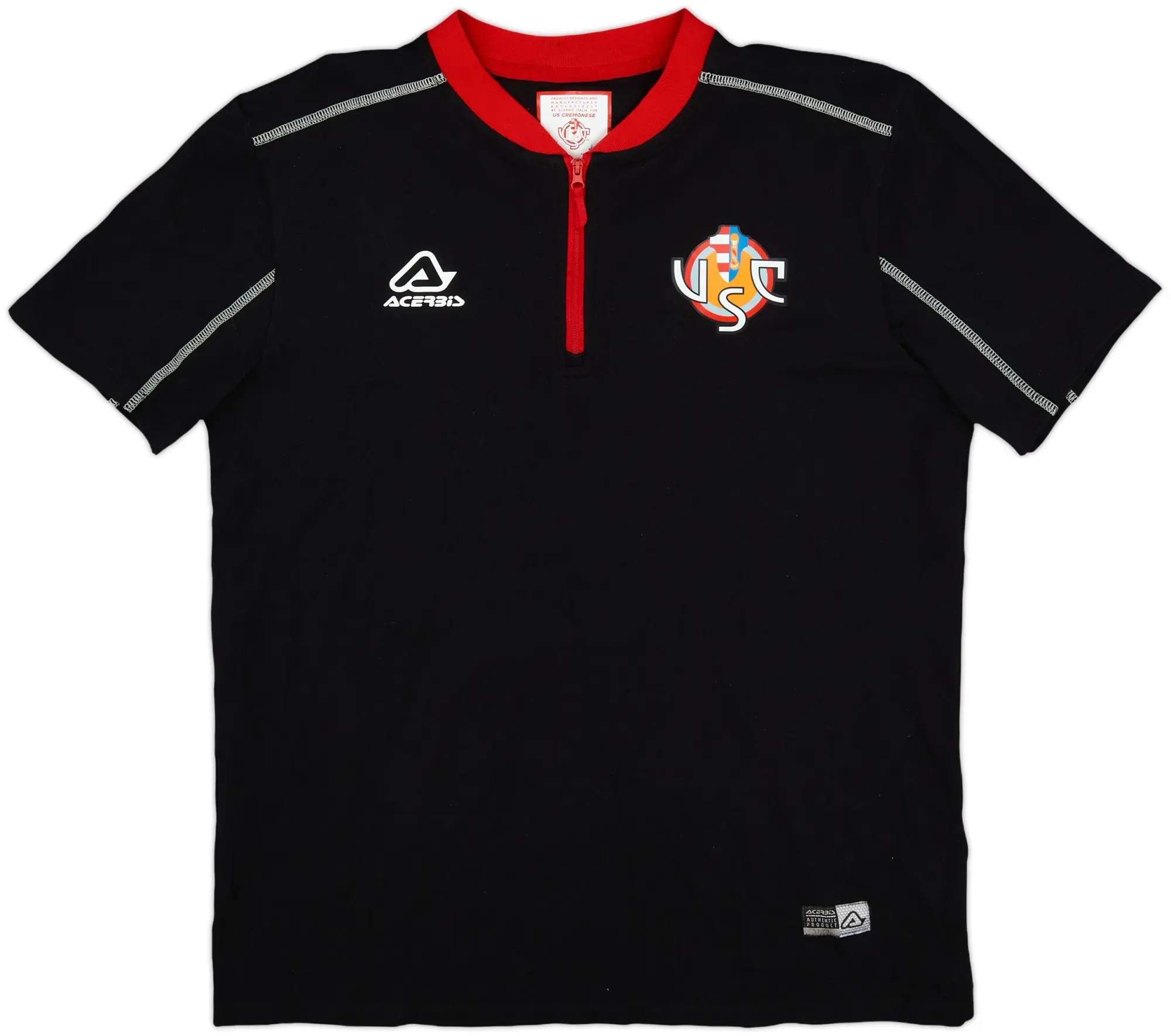 2019-20 Cremonese Acerbis 1/4 Zip Training Shirt - 9/10 - (M)