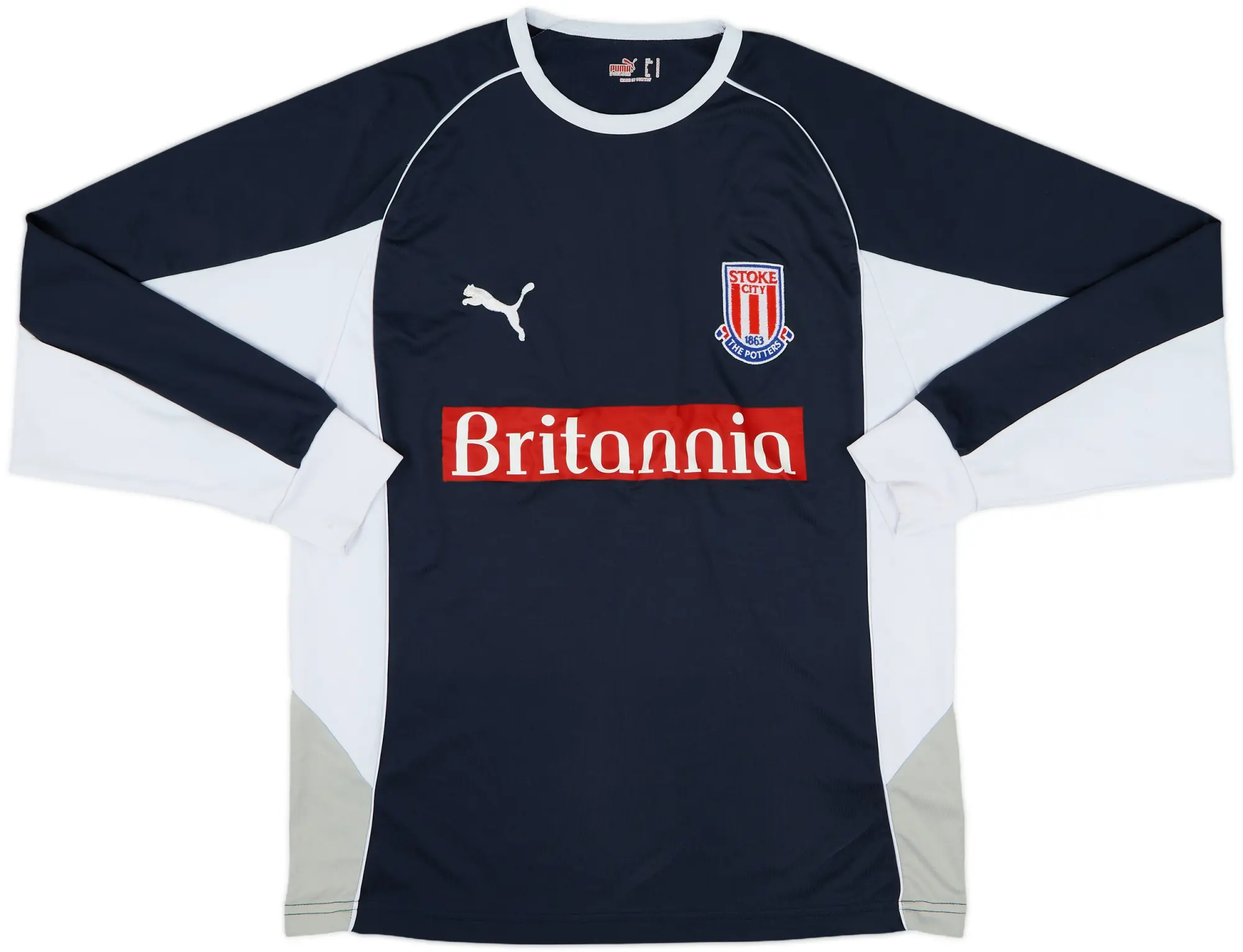 2005-06 Stoke City Puma Sweat Top - 8/10 - (M)