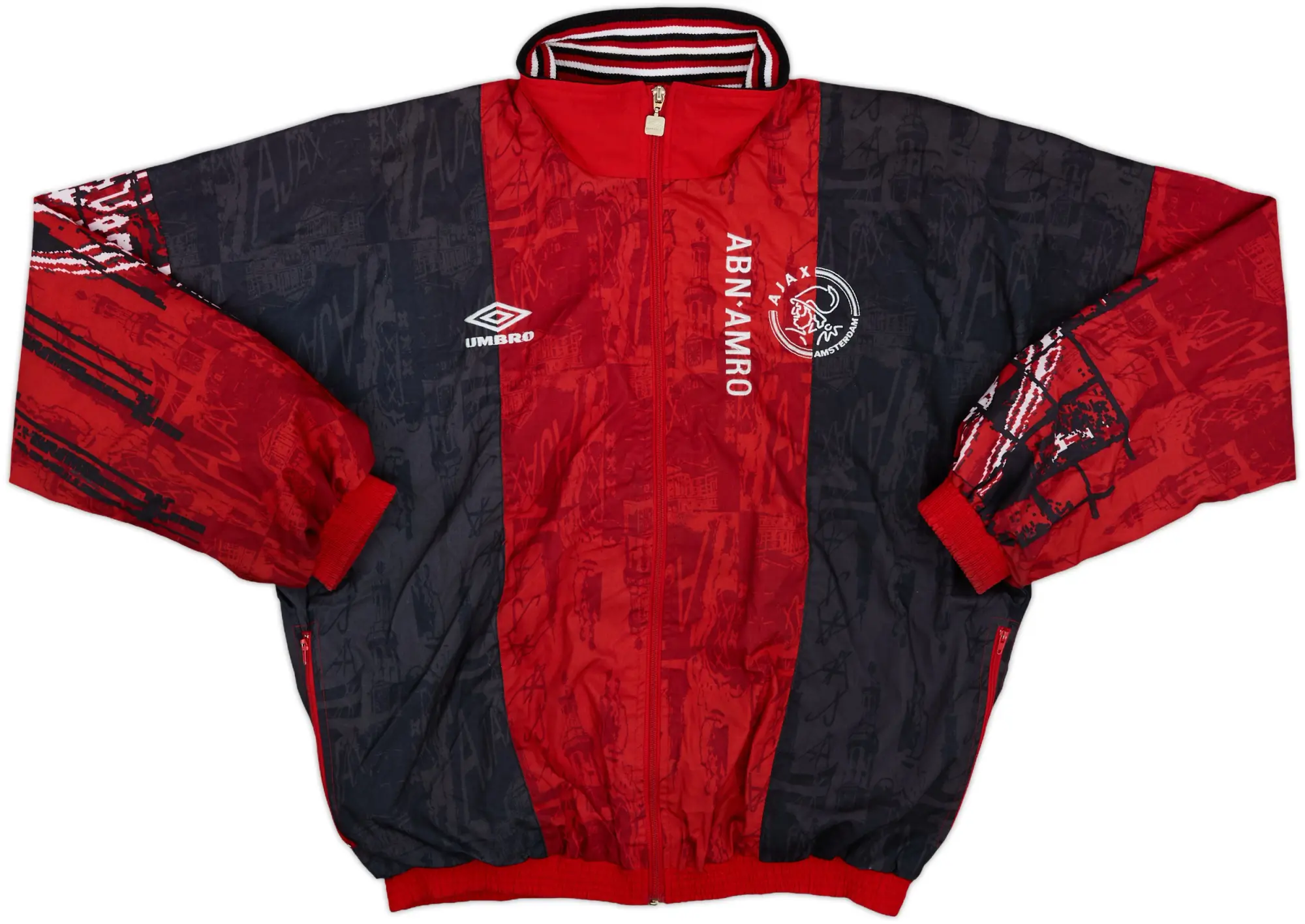 1996-97 Ajax Umbro Track Jacket - 9/10 - (M)