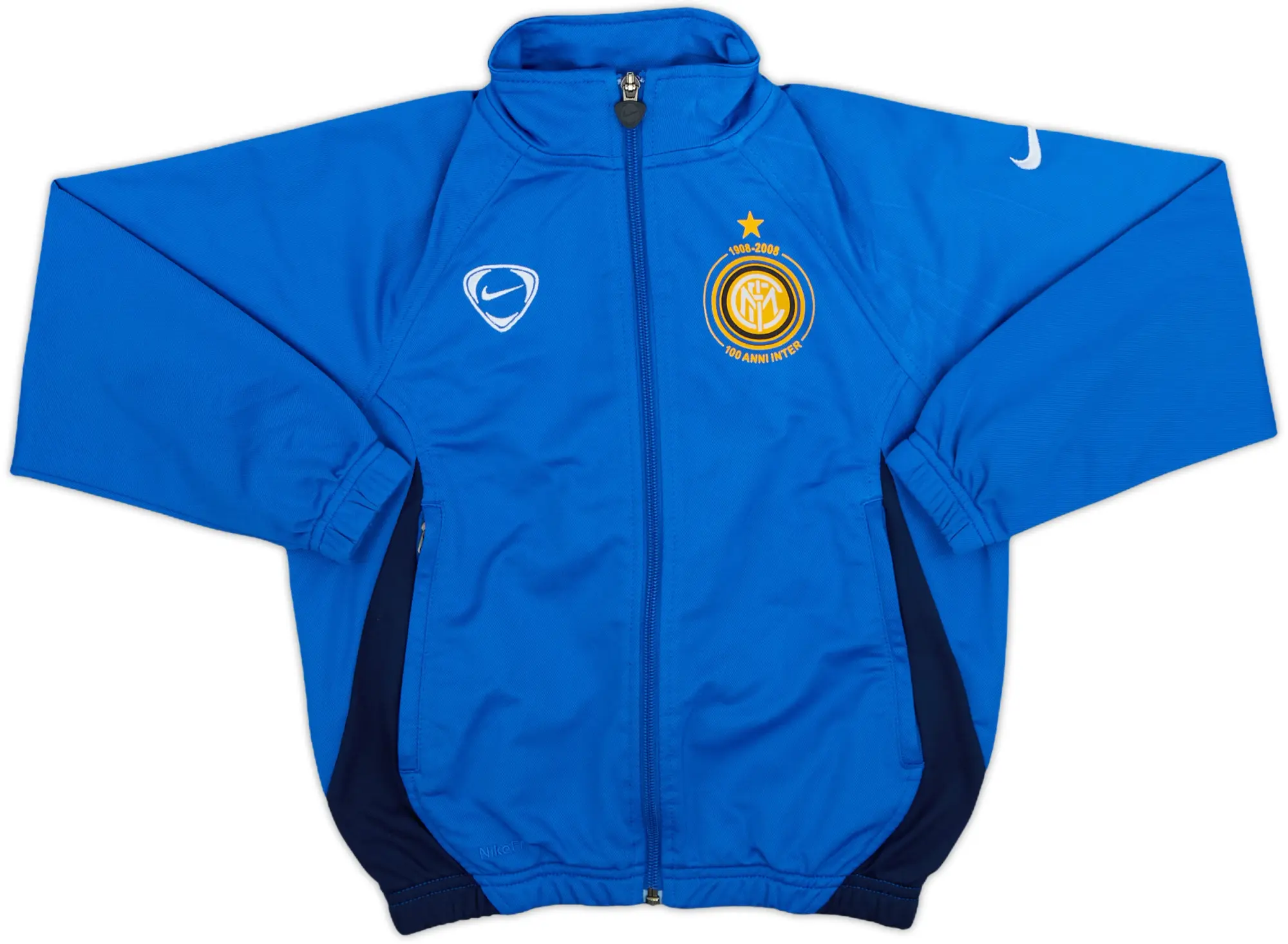 2007-08 Inter Milan Nike Track Jacket - 8/10 - (S.Boys)