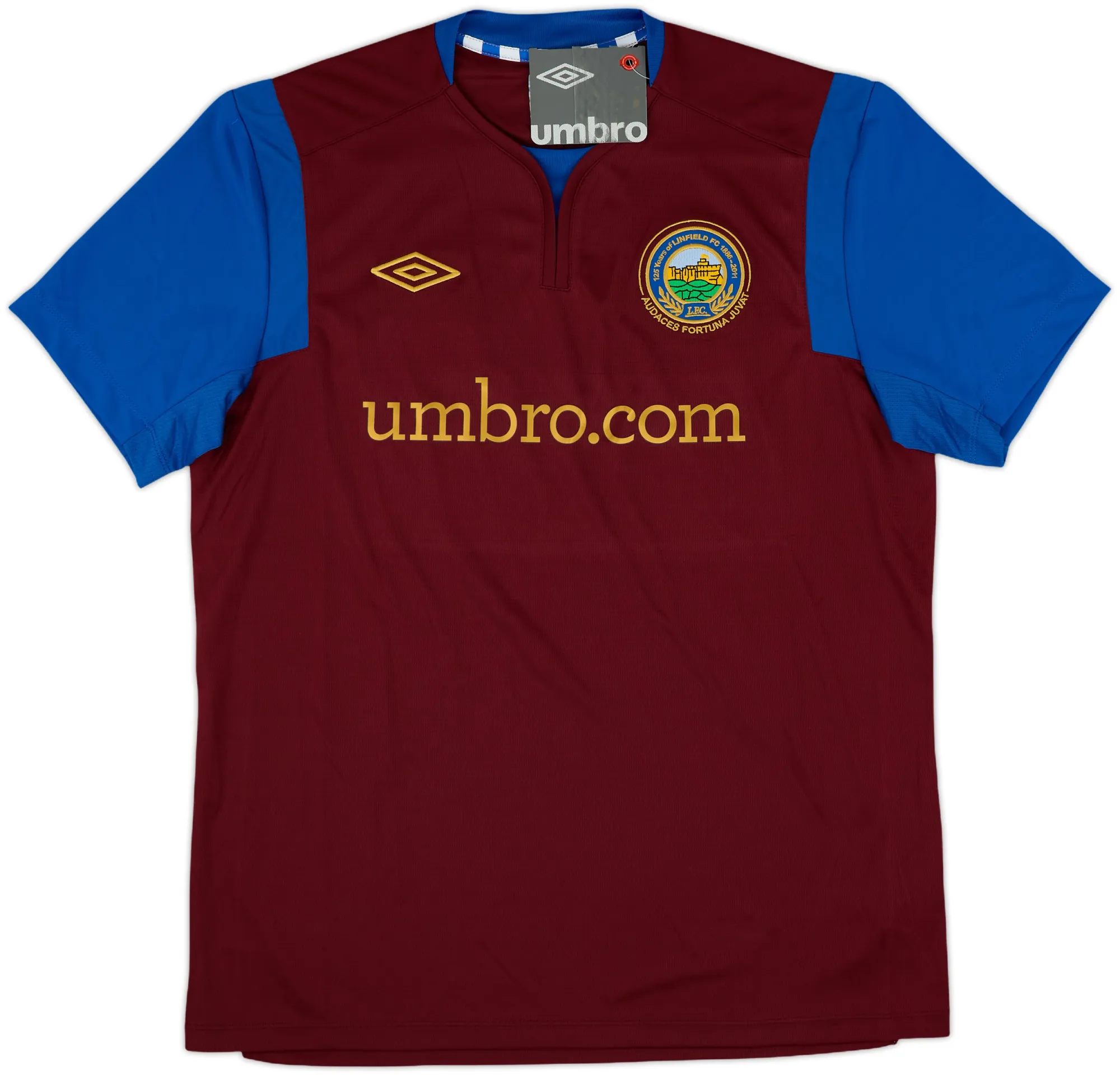 Umbro Linfield Mens SS Away Shirt 2011/12