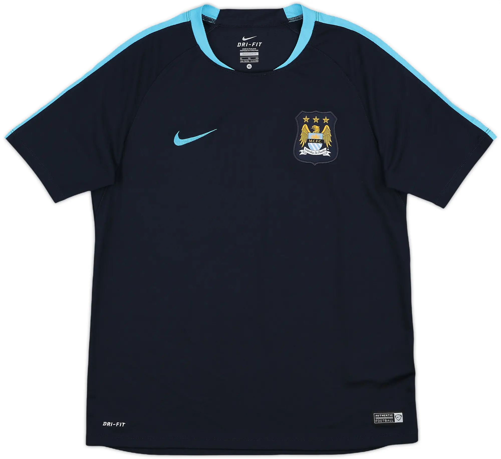 2015-16 Manchester City Nike Training Shirt - 10/10 - (XL.Boys)