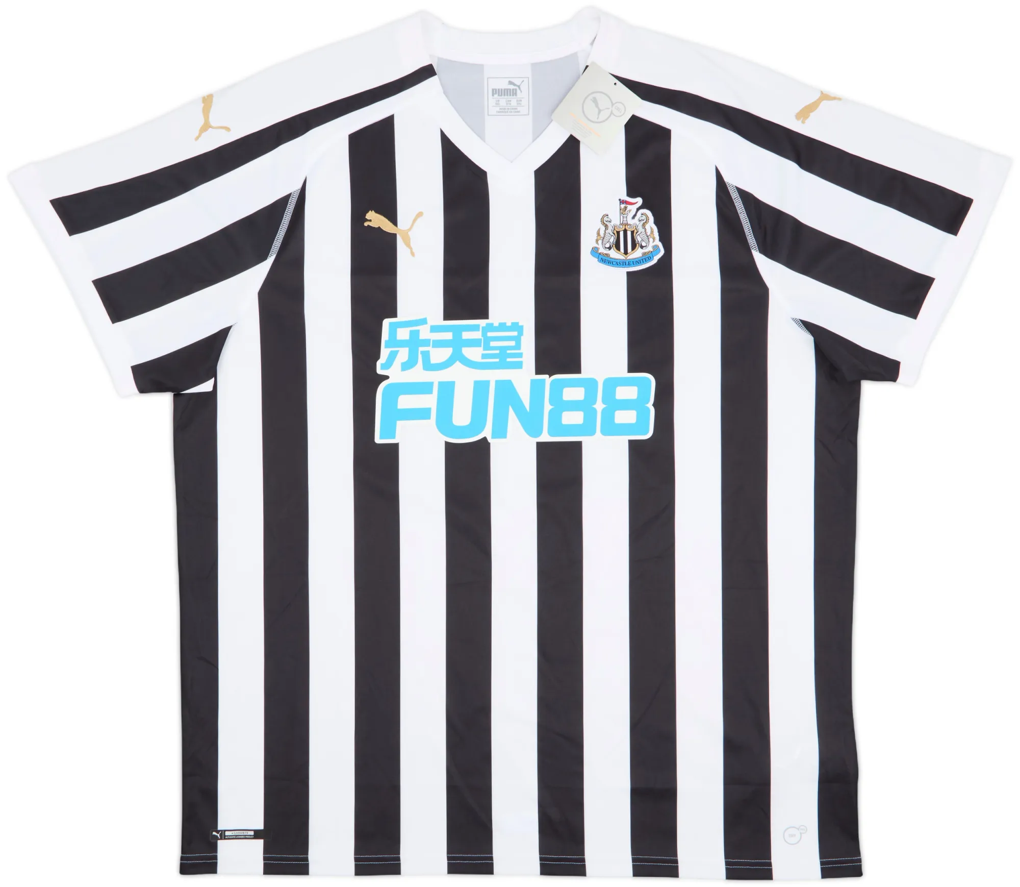 Puma Newcastle United Mens SS Home Shirt 2018/19