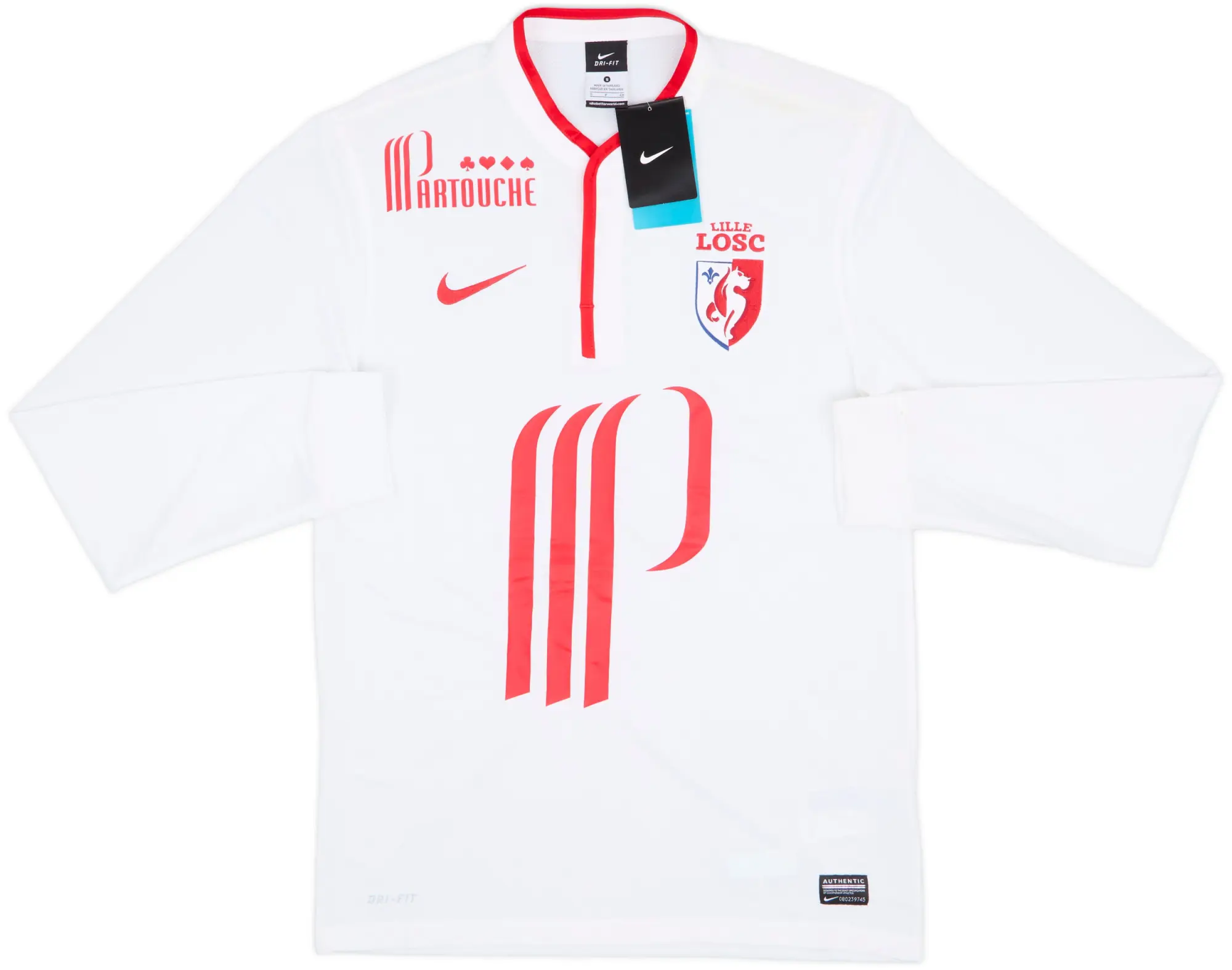 2013-14 Lille Away L/S Shirt (S)