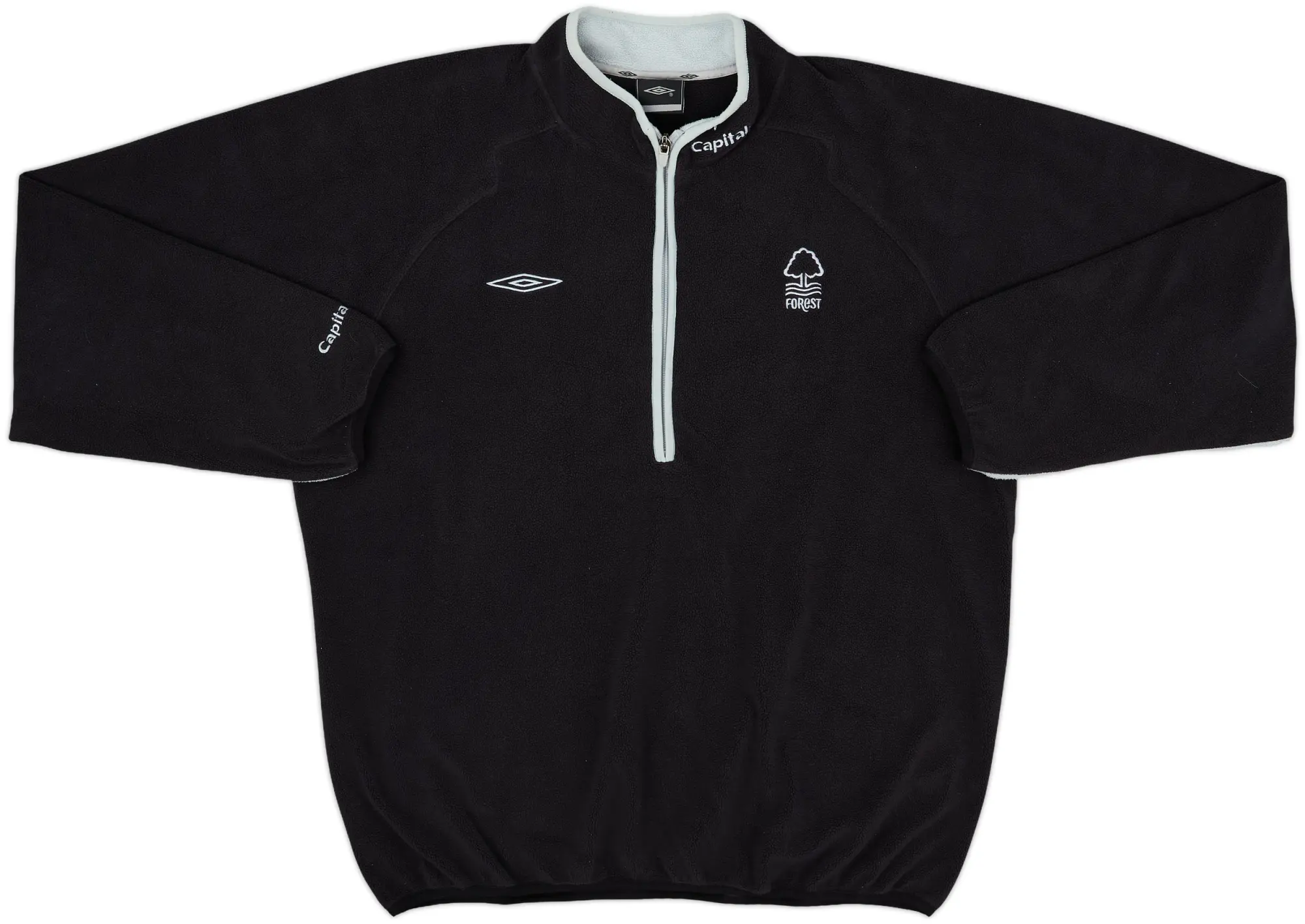 2006-07 Nottingham Forest Umbro 1/2 Zip Fleece Jacket - 9/10 - (XL)