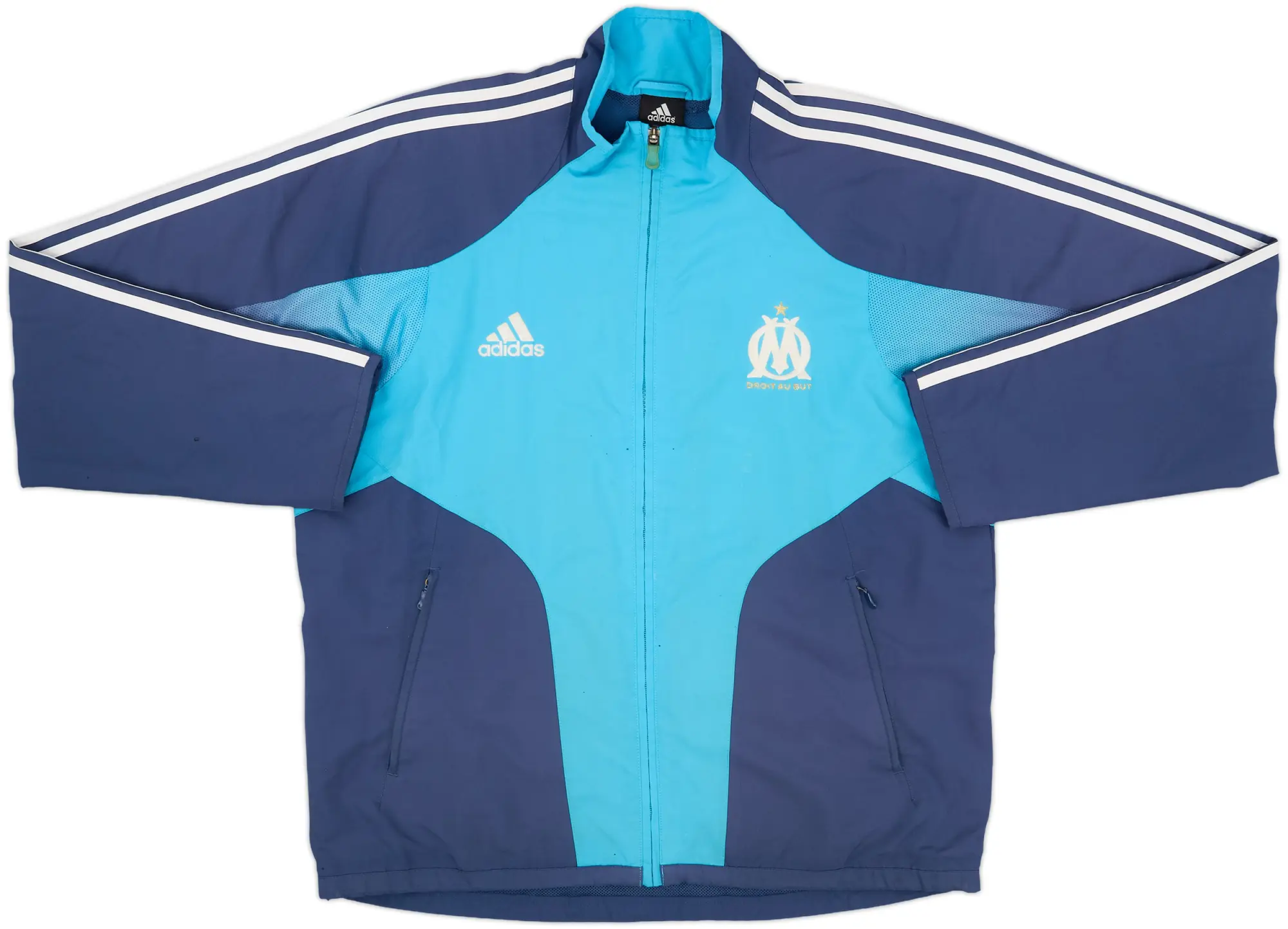 2004-05 Olympique Marseille adidas Track Jacket - 5/10 - (L)