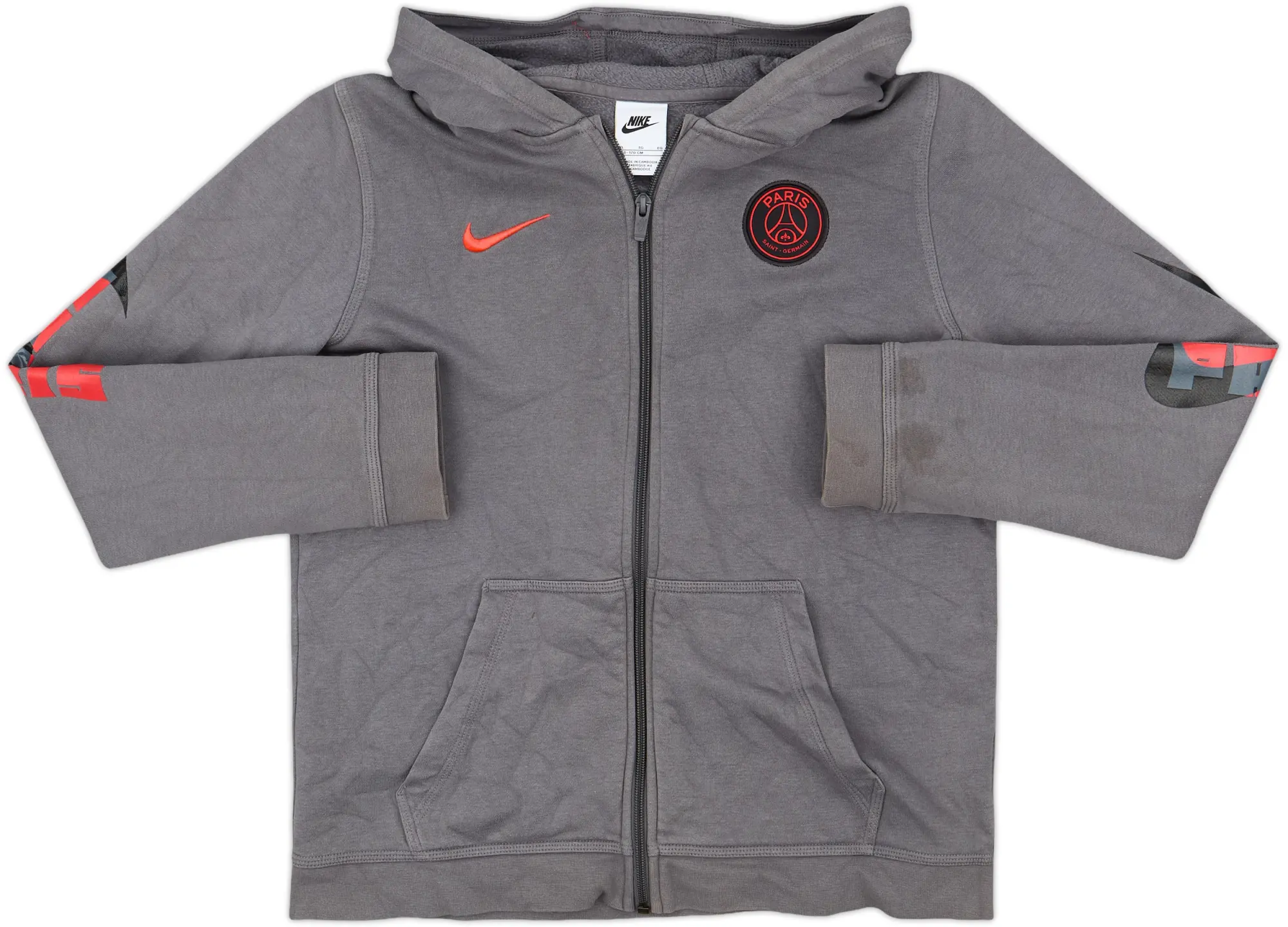 2021-22 Paris Saint-Germain Nike Travel Hooded Jacket - 5/10 - (XL.Boys)