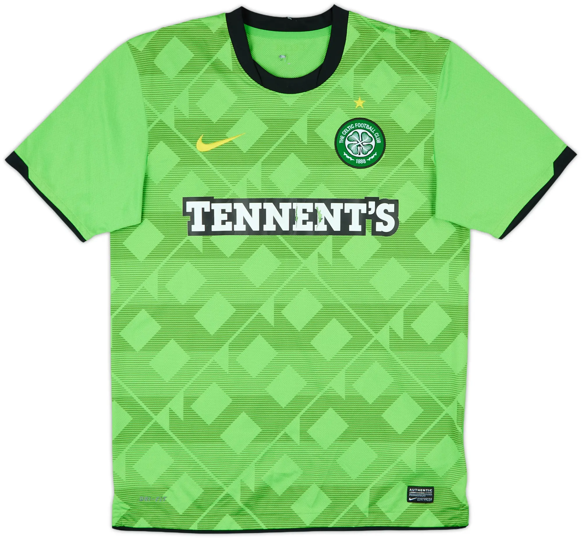 Nike Celtic Mens SS Away Shirt 2010/11