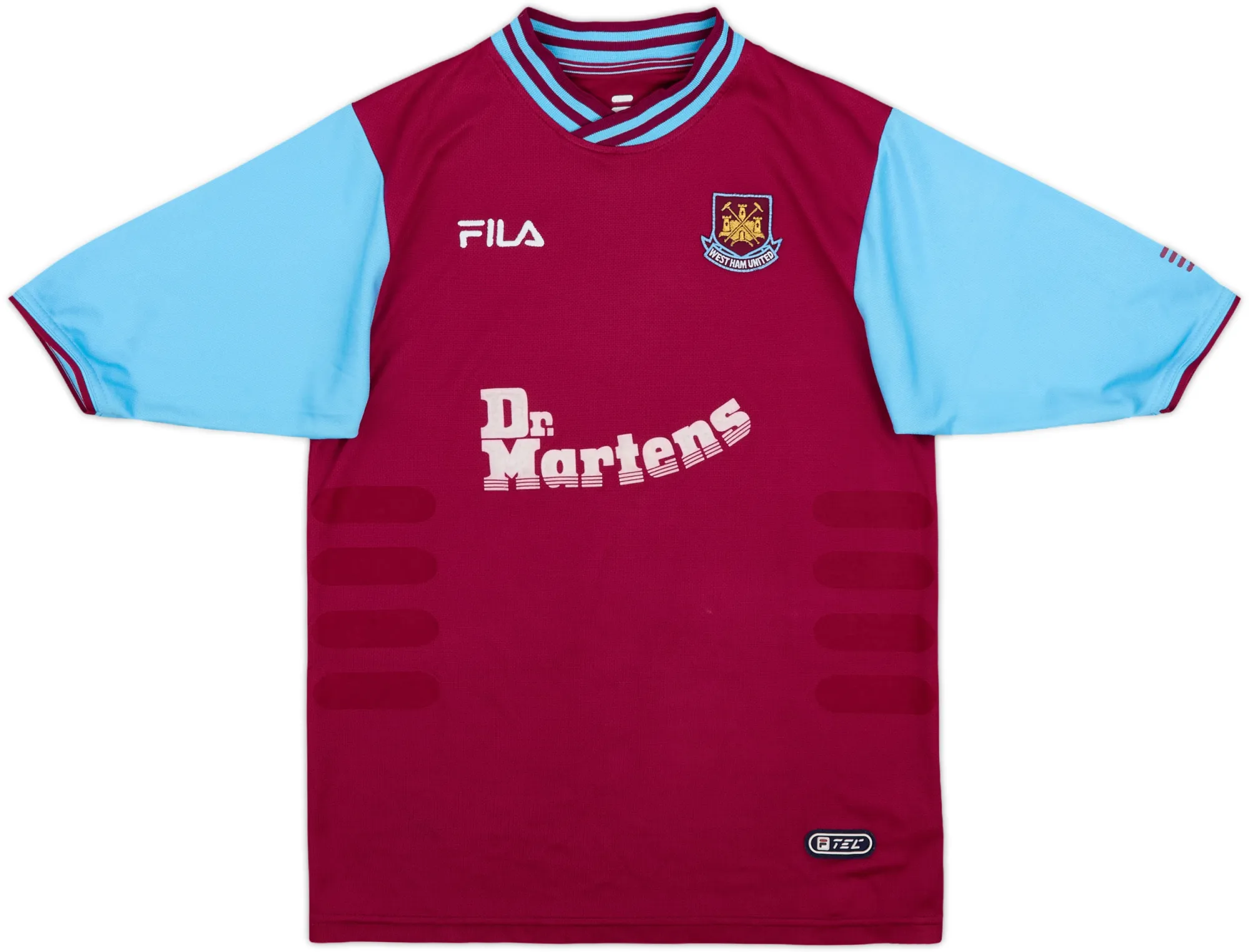 Fila West Ham United Boys SS Home Shirt 2001/03