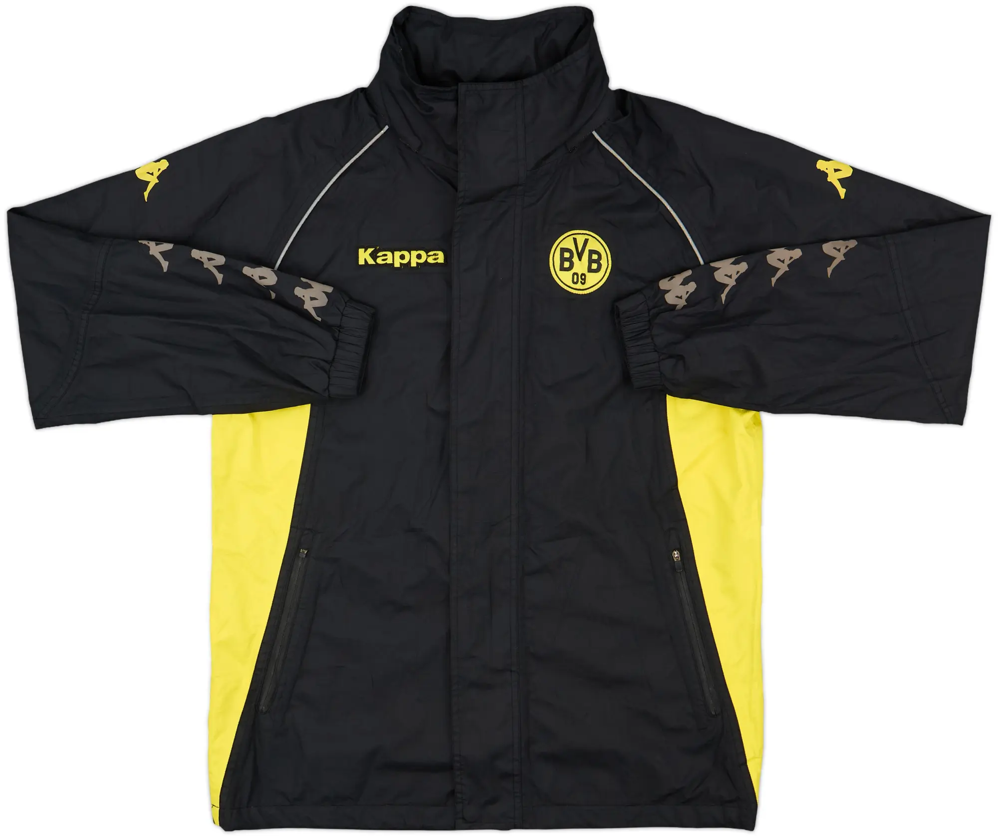 2009-10 Borussia Dortmund Kappa Hooded Rain Jacket - 6/10 - (M)