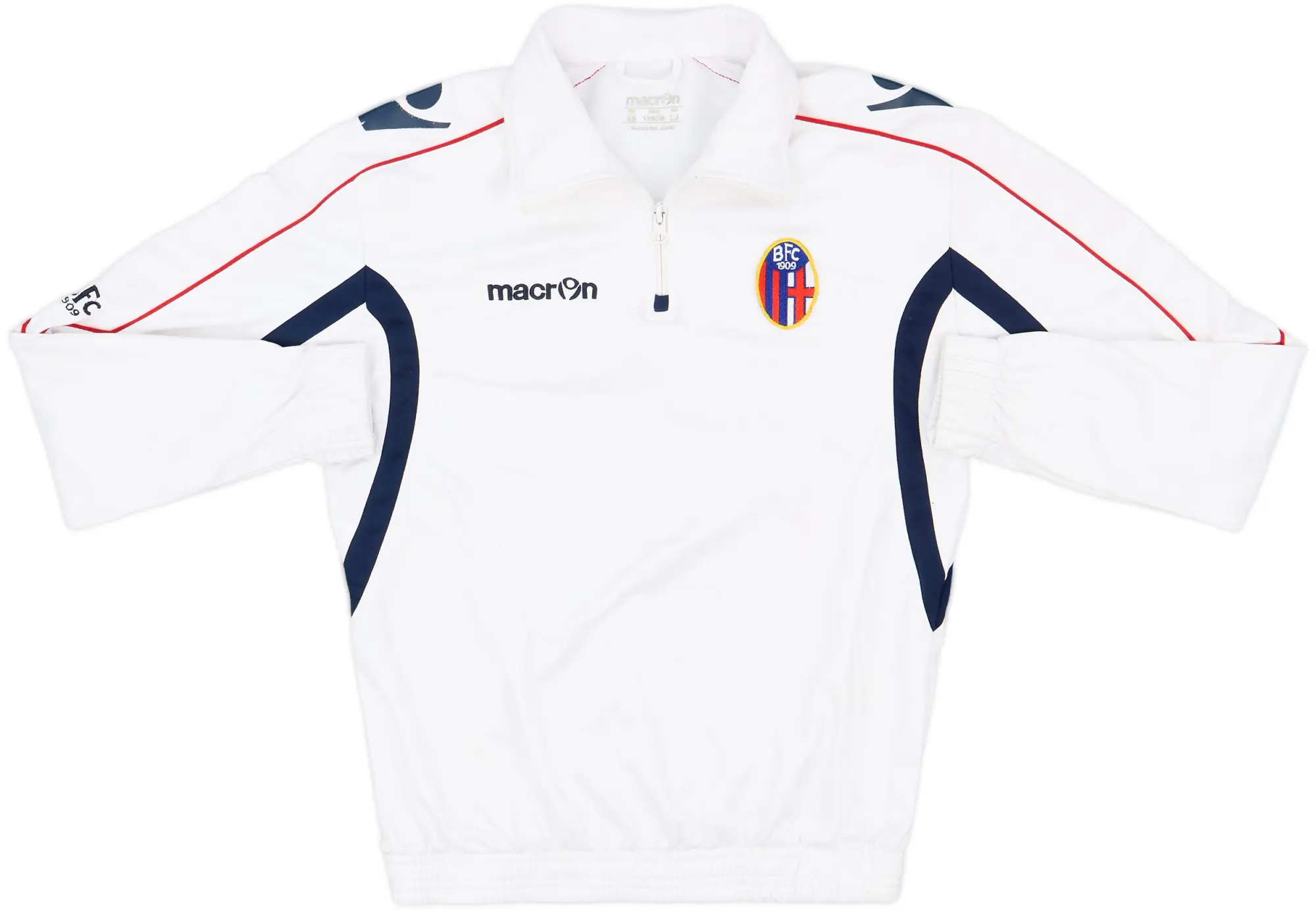 2015-16 Bologna Macron 1/4 Zip Training Top - 8/10 - (XS)