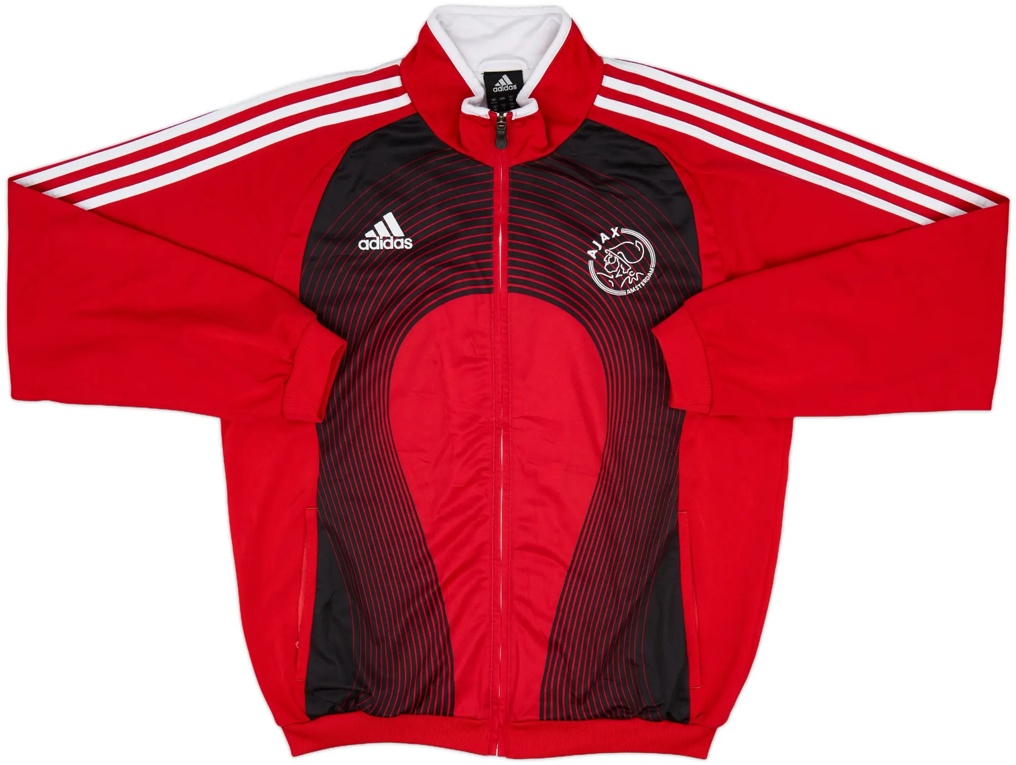 2007-08 Ajax adidas Track Jacket - 8/10 - (XL)