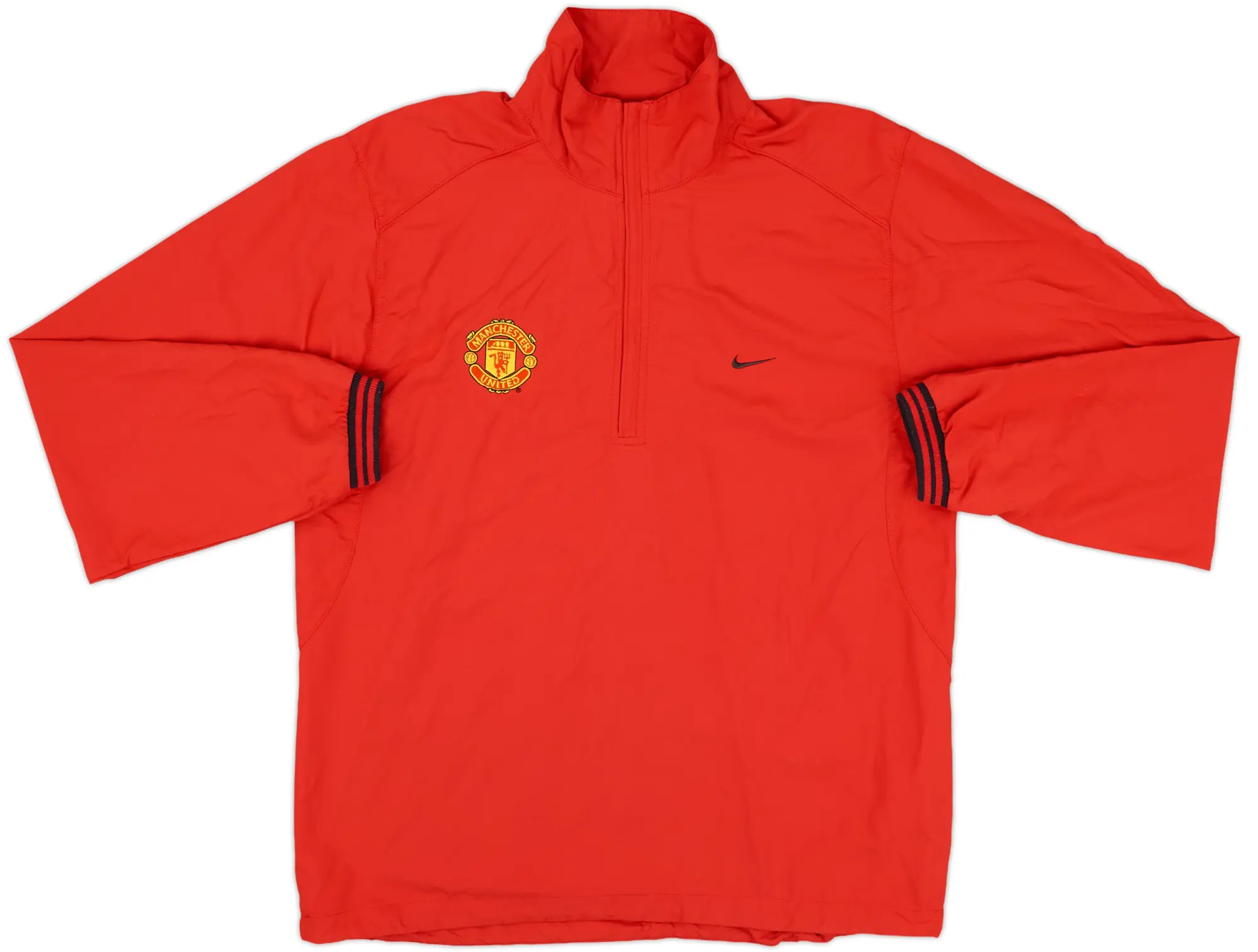 2006-07 Manchester United Nike Golf 1/4 Zip Training Top - 8/10 - (S)